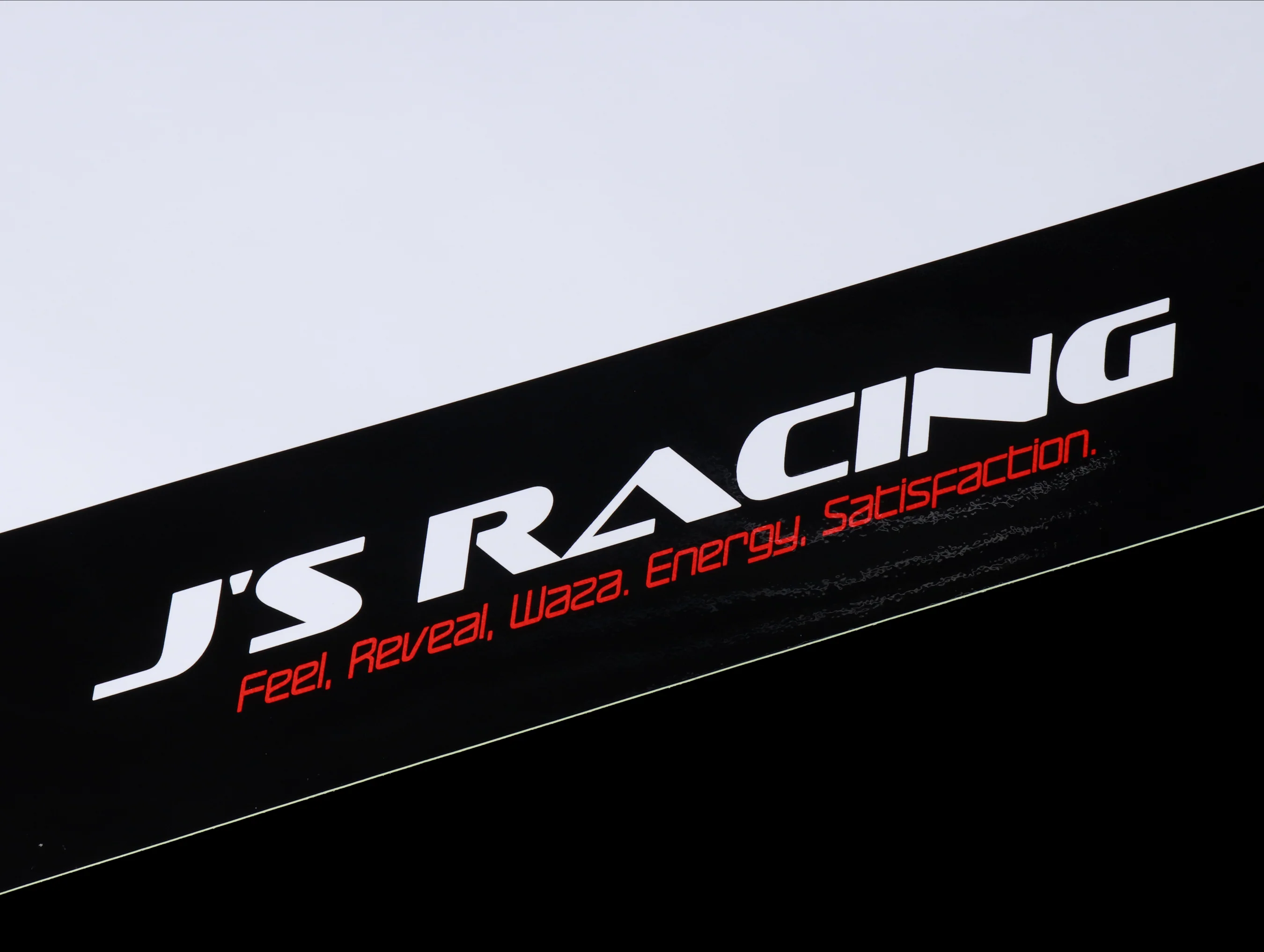 J's Racing Door Number Plate Decal - Image 2