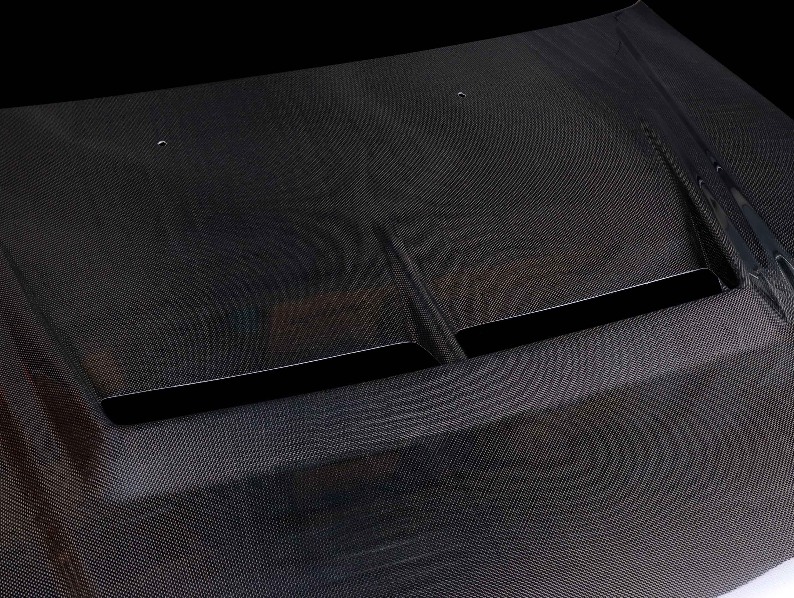J's Racing Type-S Vented Carbon Fiber Hood - 96-00 Civic - Image 3