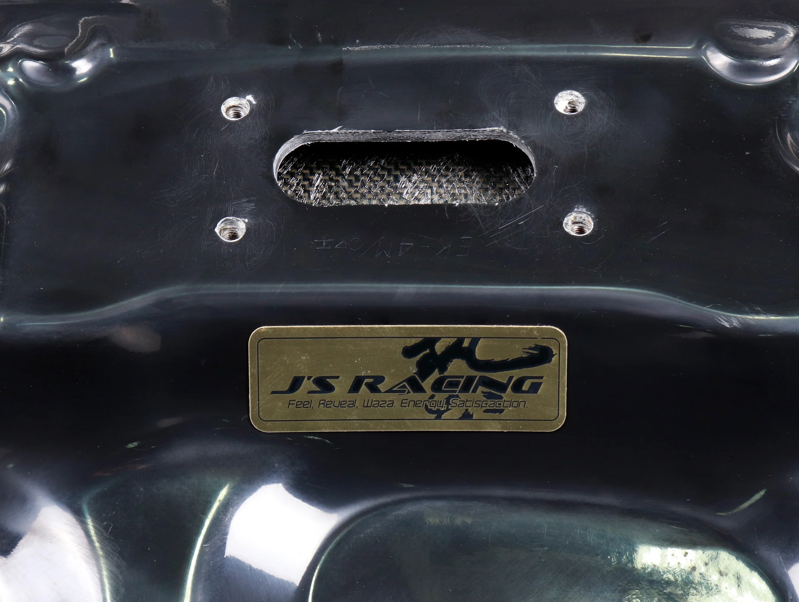 J's Racing Type-S Vented Carbon Fiber Hood - 96-00 Civic - Image 6