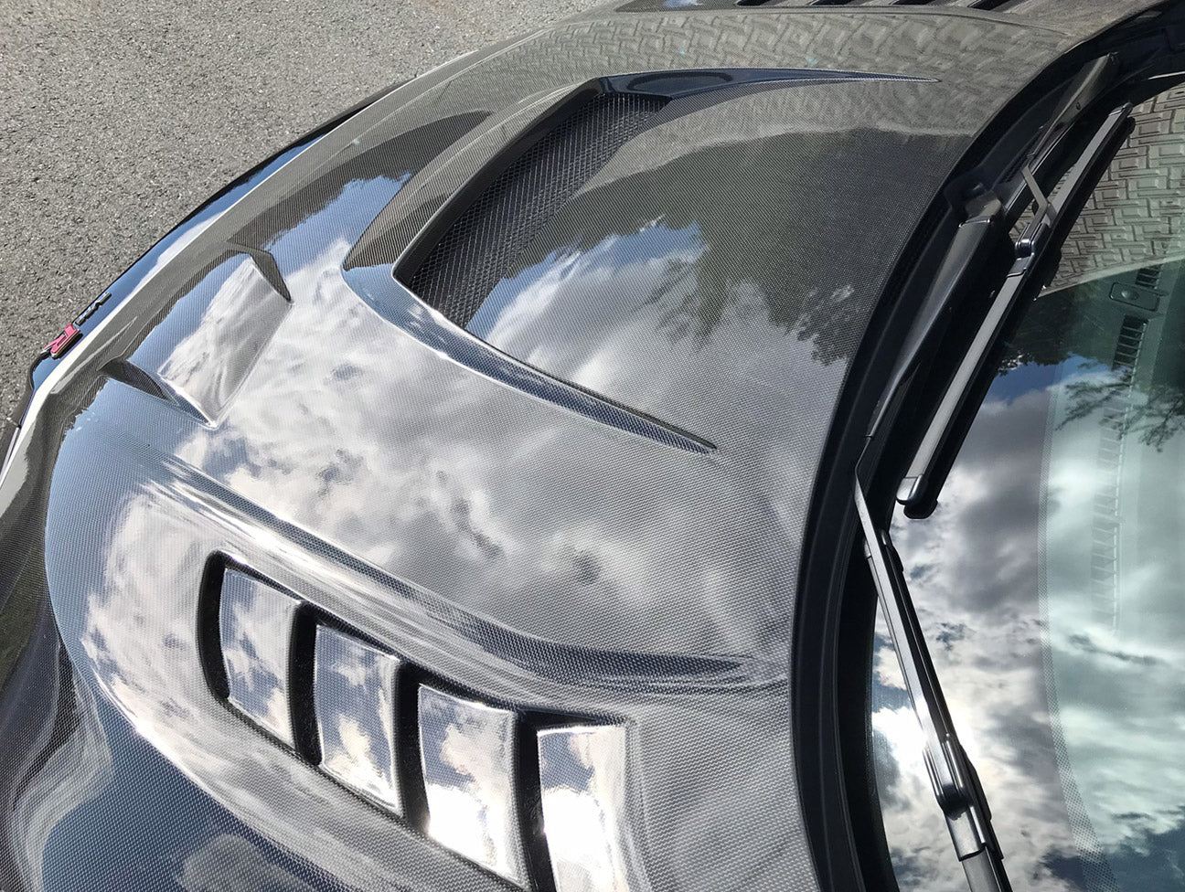 J's Racing Type-V Vented Hood - 17-21 Civic Type-R (FK8) - Image 8