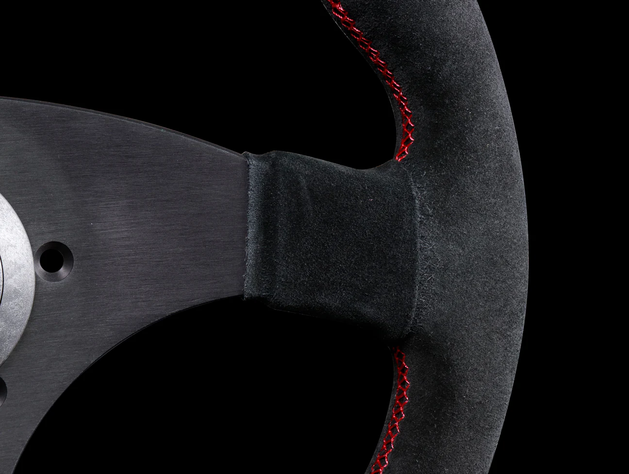 J's Racing XR Steering Wheel Type F Japan Black Suede - Image 5