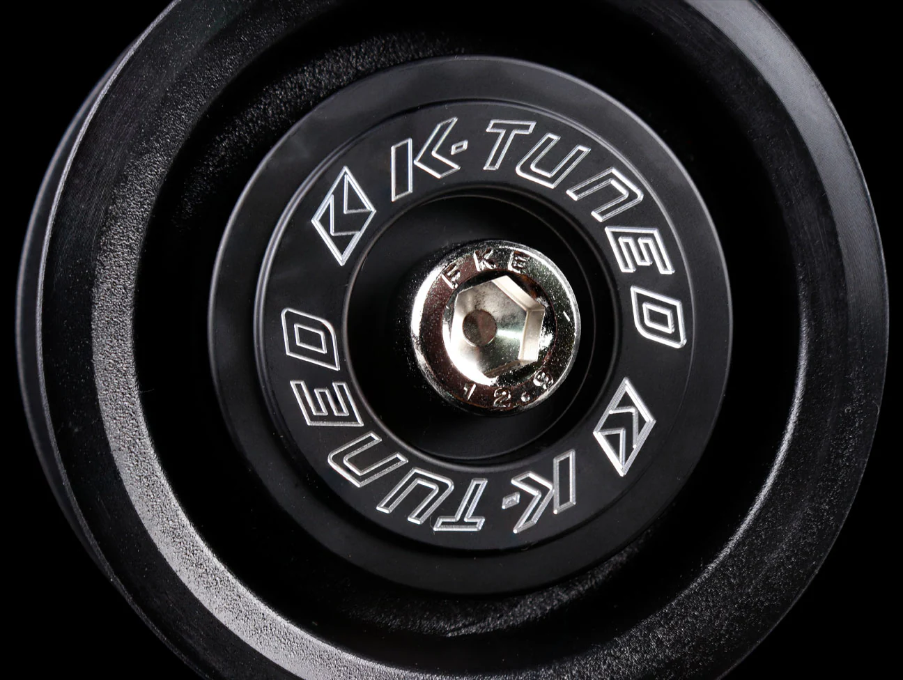 K-Tuned Adjustable EP3 Idler Pulley Kit - K20 / K24 Black - Image 6