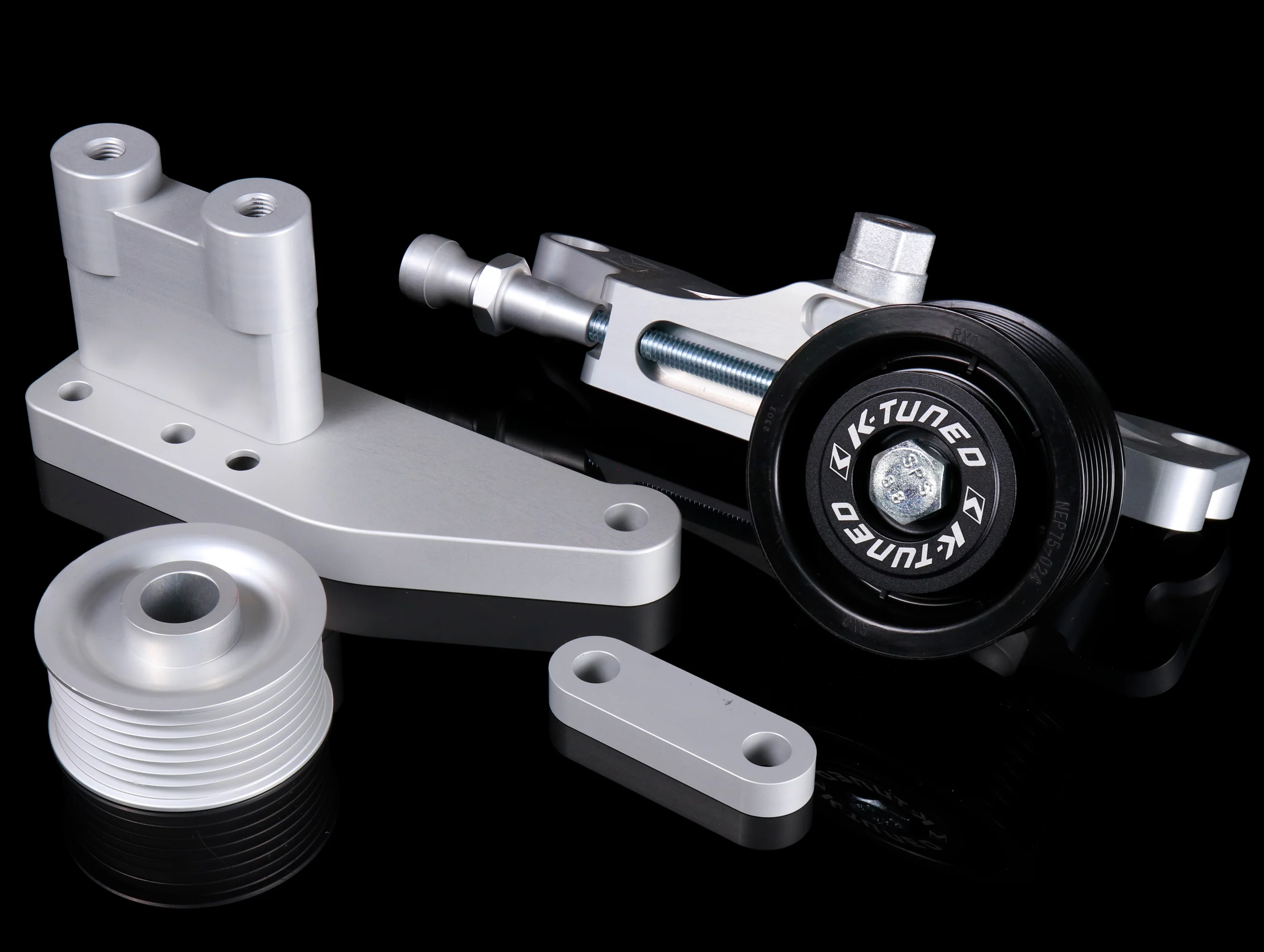 K-Tuned Complete K-Series Alternator Water Plate Kit w/ Electric Water Pump - Image 3