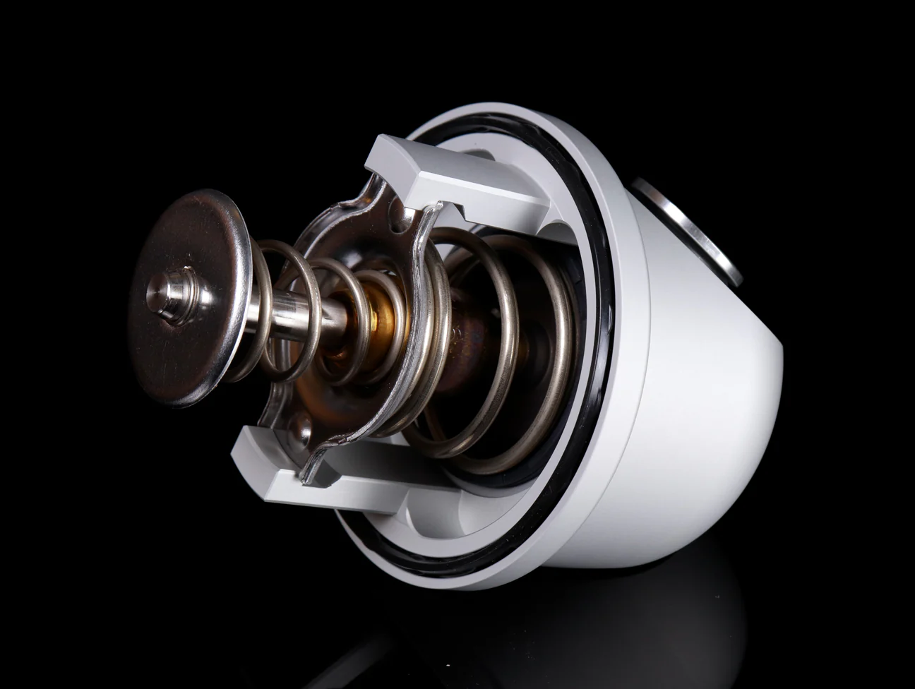 K-Tuned K-Series Swivel Neck Thermostat 1.25"/16AN Fitting - Image 2