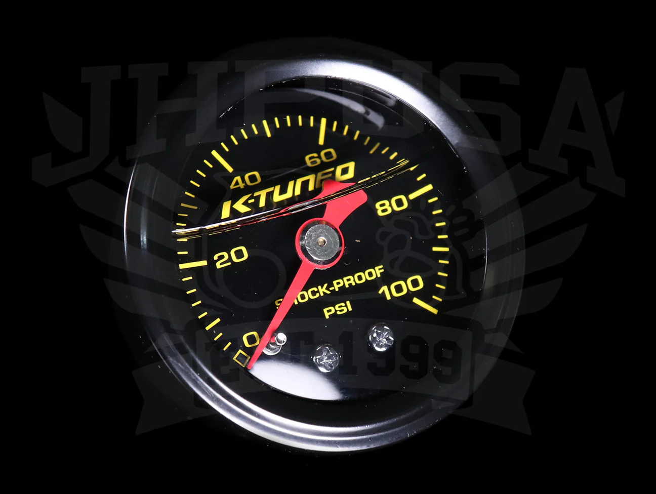 K-Tuned Liquid Filled Fuel Pressure Gauge (0-100psi) - Image 2