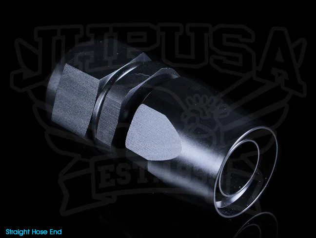 K-Tuned Standard Hose Ends - Black Finish -8AN / -10AN - Image 2