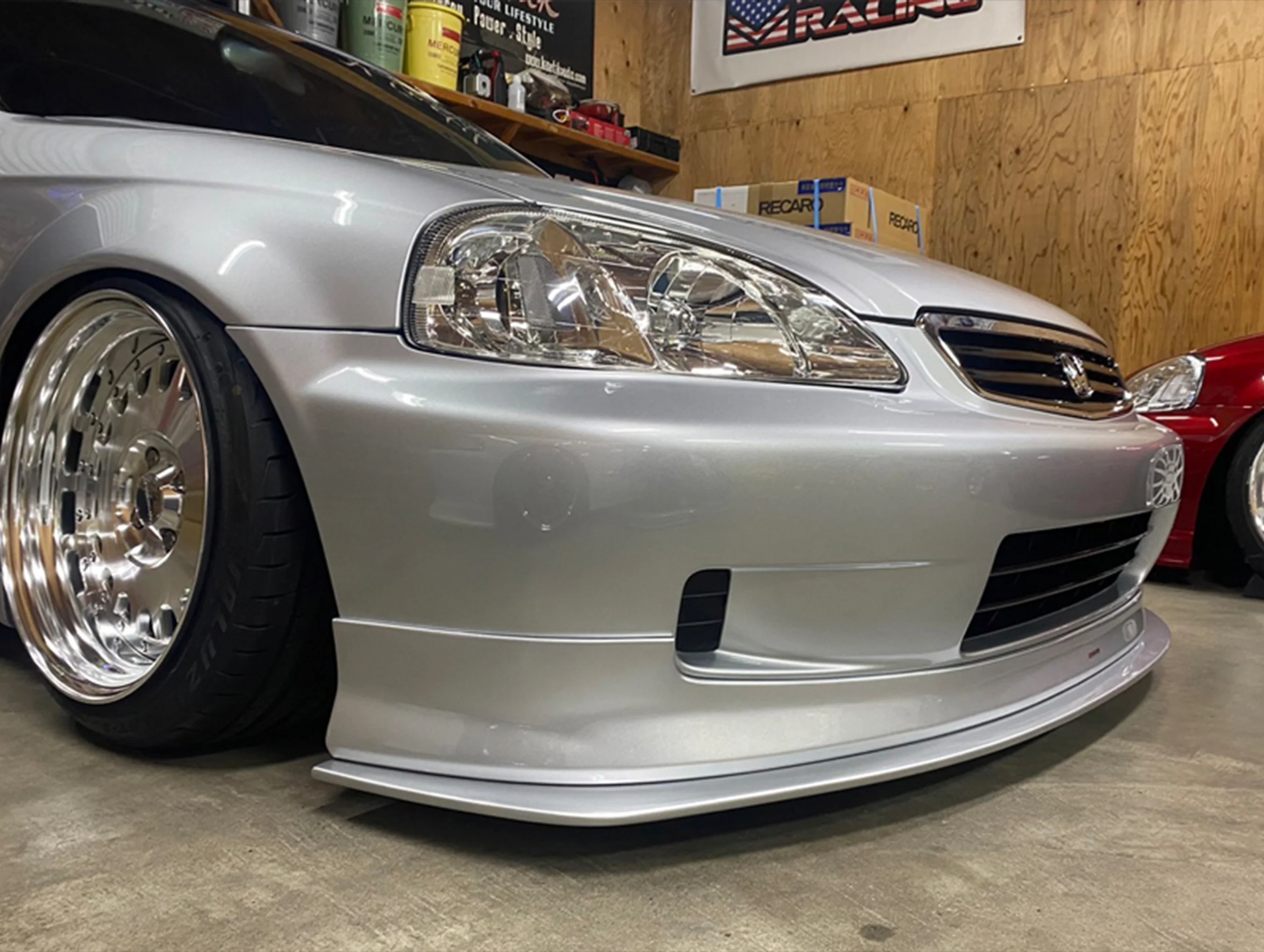 Mode Parfume Front Lip w/ Under Splitter - 99-00 Civic - Image 12