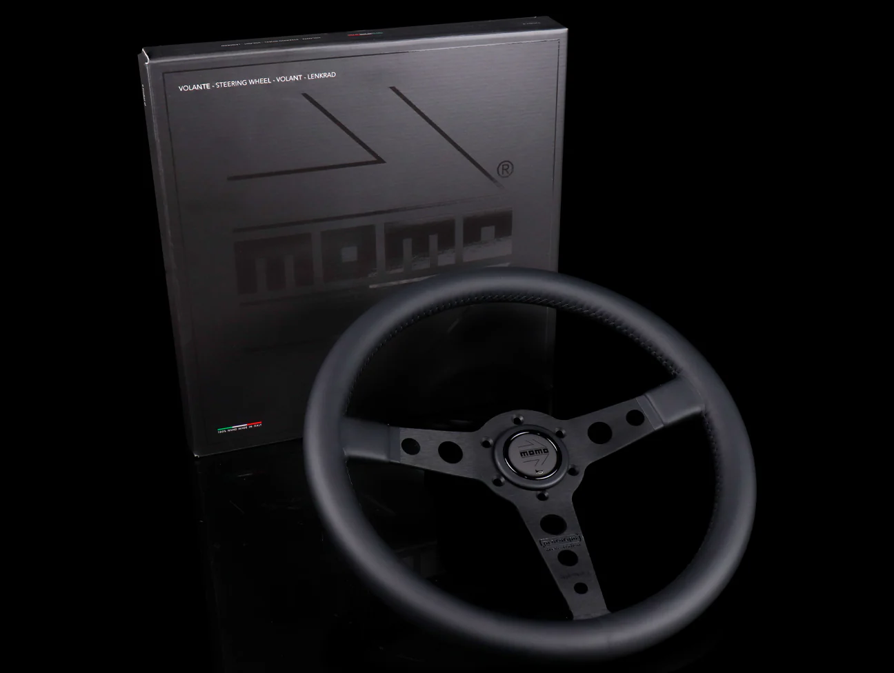 Momo 350mm Prototipo Steering Wheel - Black Edition - Image 2