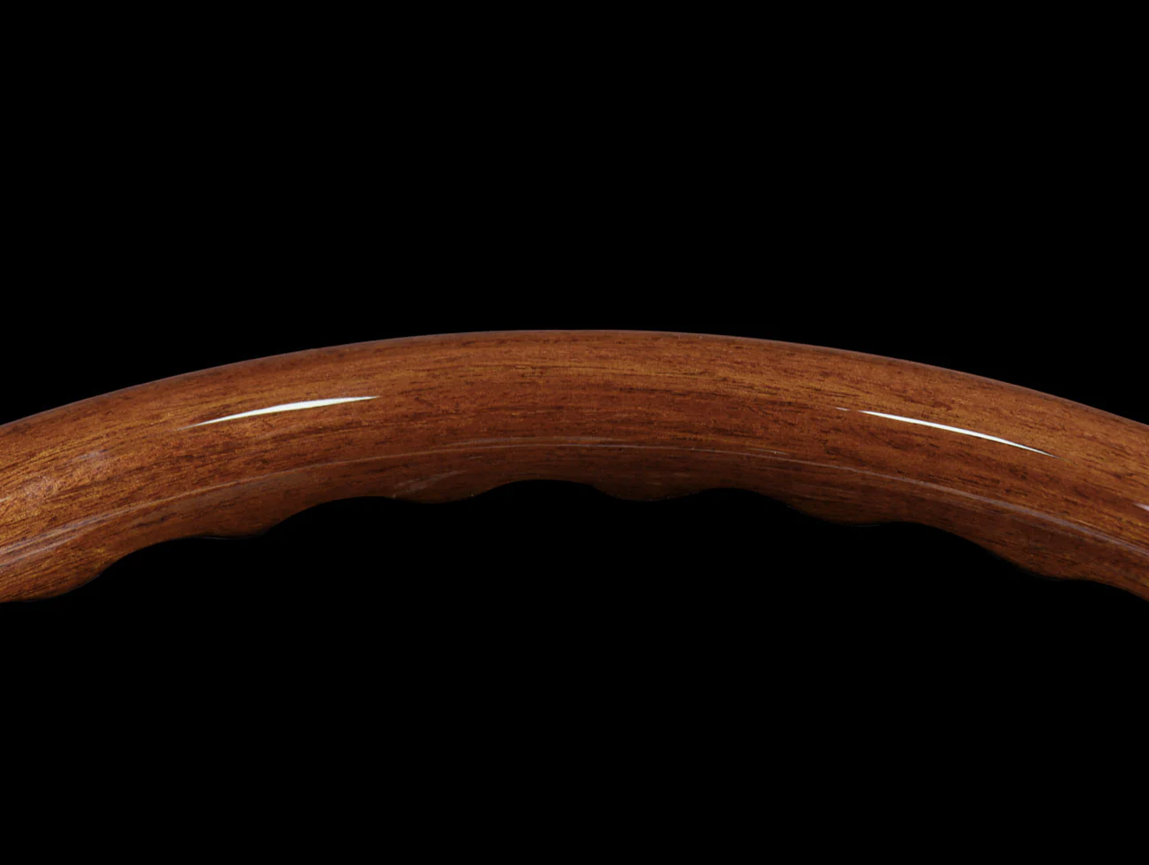 Momo Indy Mahogany Wood 350mm Steering Wheel - Image 5