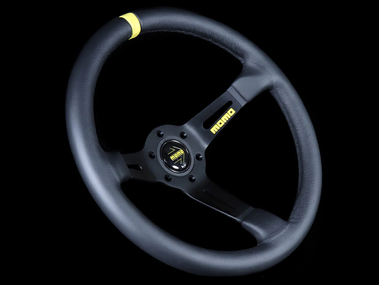 Momo Mod 08 350mm Leather Steering Wheel - Image 2