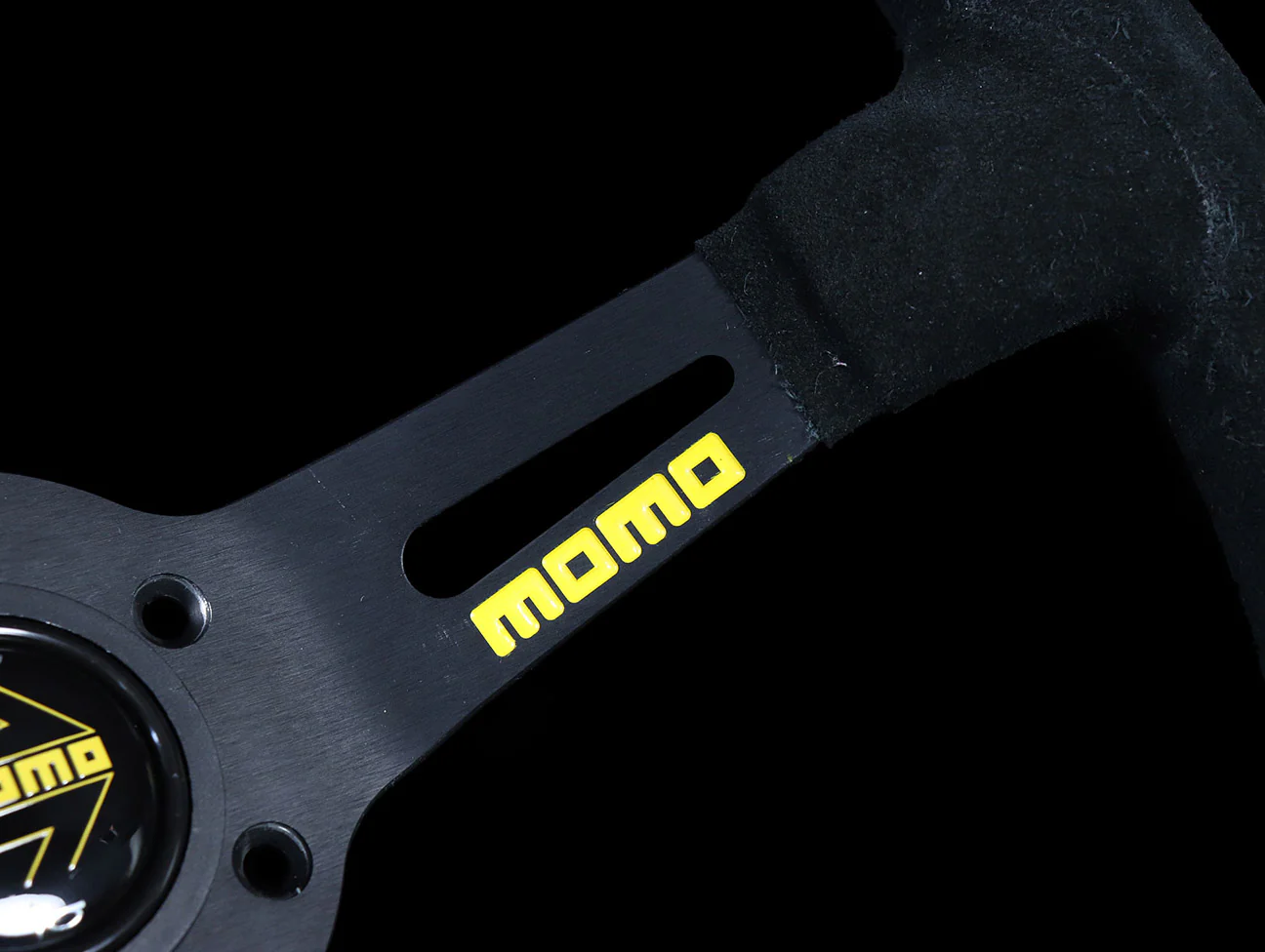 Momo Mod 08 350mm Suede Steering Wheel - Image 4