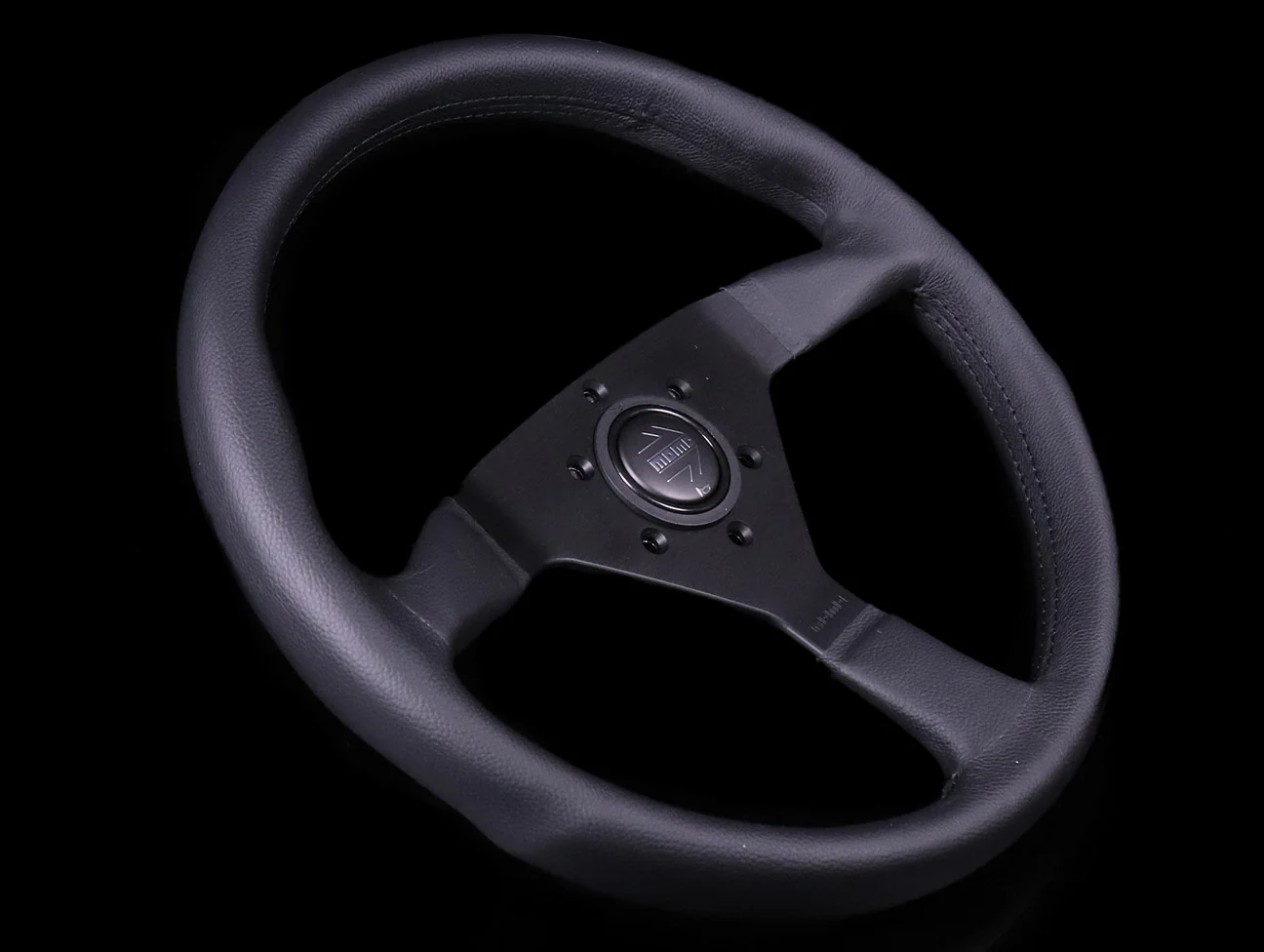 Momo Monte Carlo Steering Wheel - Leather w/ Black Stitch - Image 2