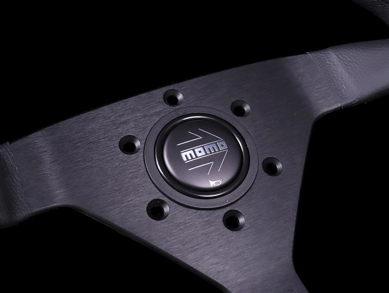 Momo Monte Carlo Steering Wheel - Leather w/ Black Stitch - Image 3