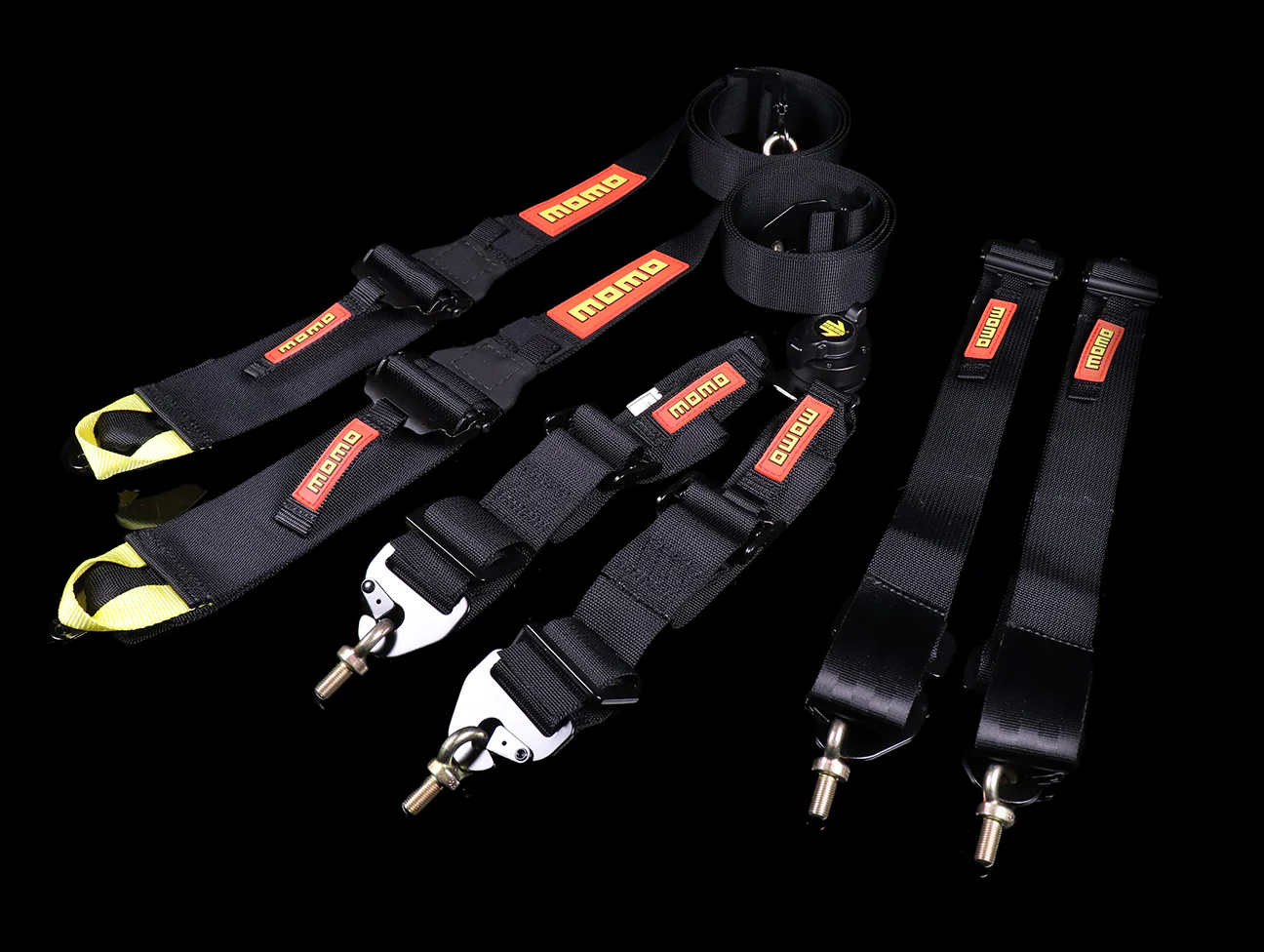 Momo SR6 Series 6-Point Racing Harness - Black - Image 2