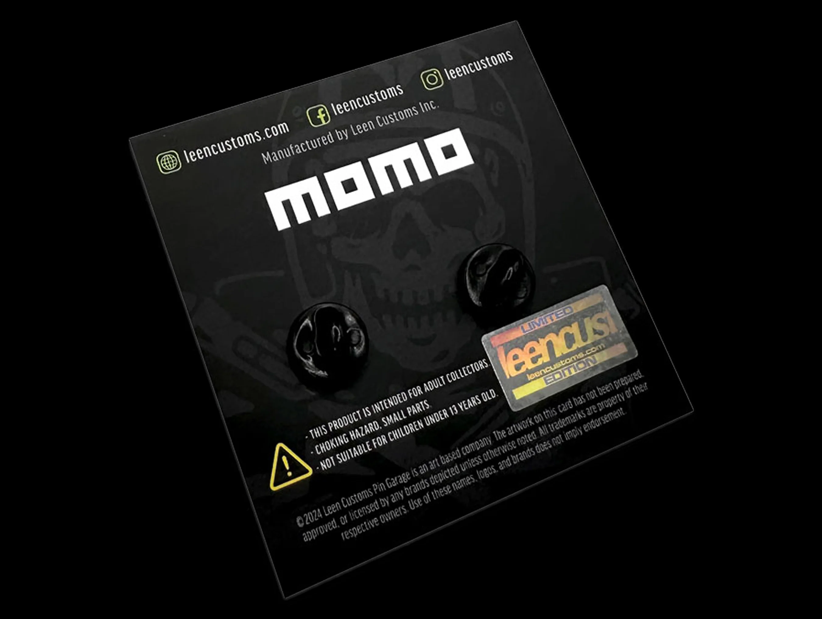 Momo x Leen Customs 333 Lapel Pin - Image 3