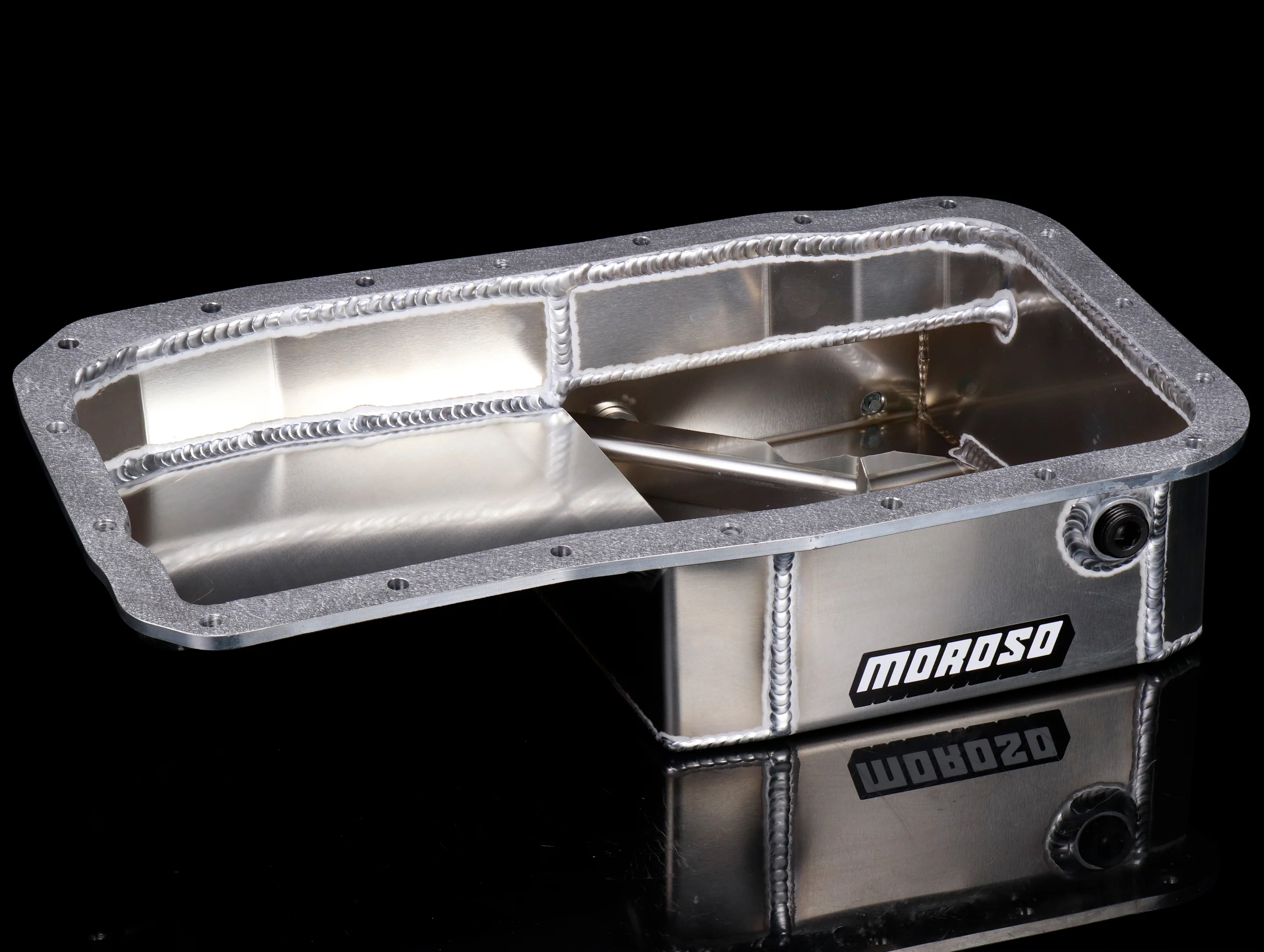 Moroso Drag Race Baffled Oil Pan - B-series - Image 2