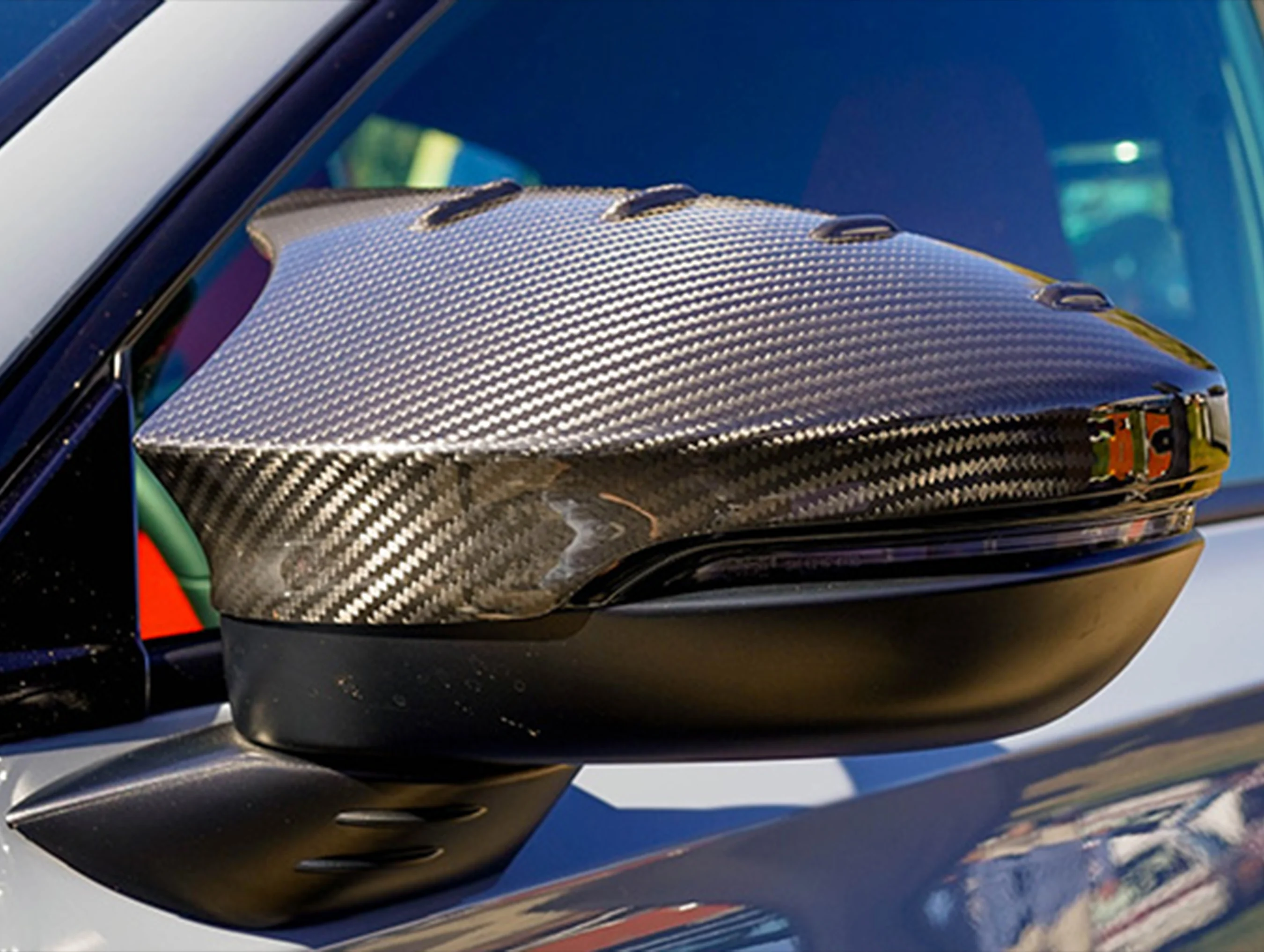 Mugen Carbon Fiber Door Mirror Cover Set - 22+ Civic / Civic Type R (FL1/FL5) - Image 4
