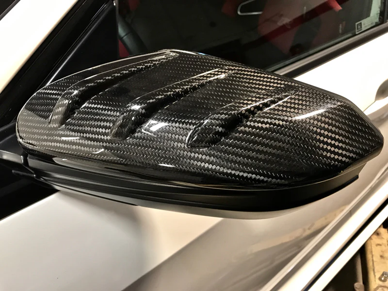 Mugen Carbon Fiber Door Mirror Cover Set - FK7/FK8 - Image 7
