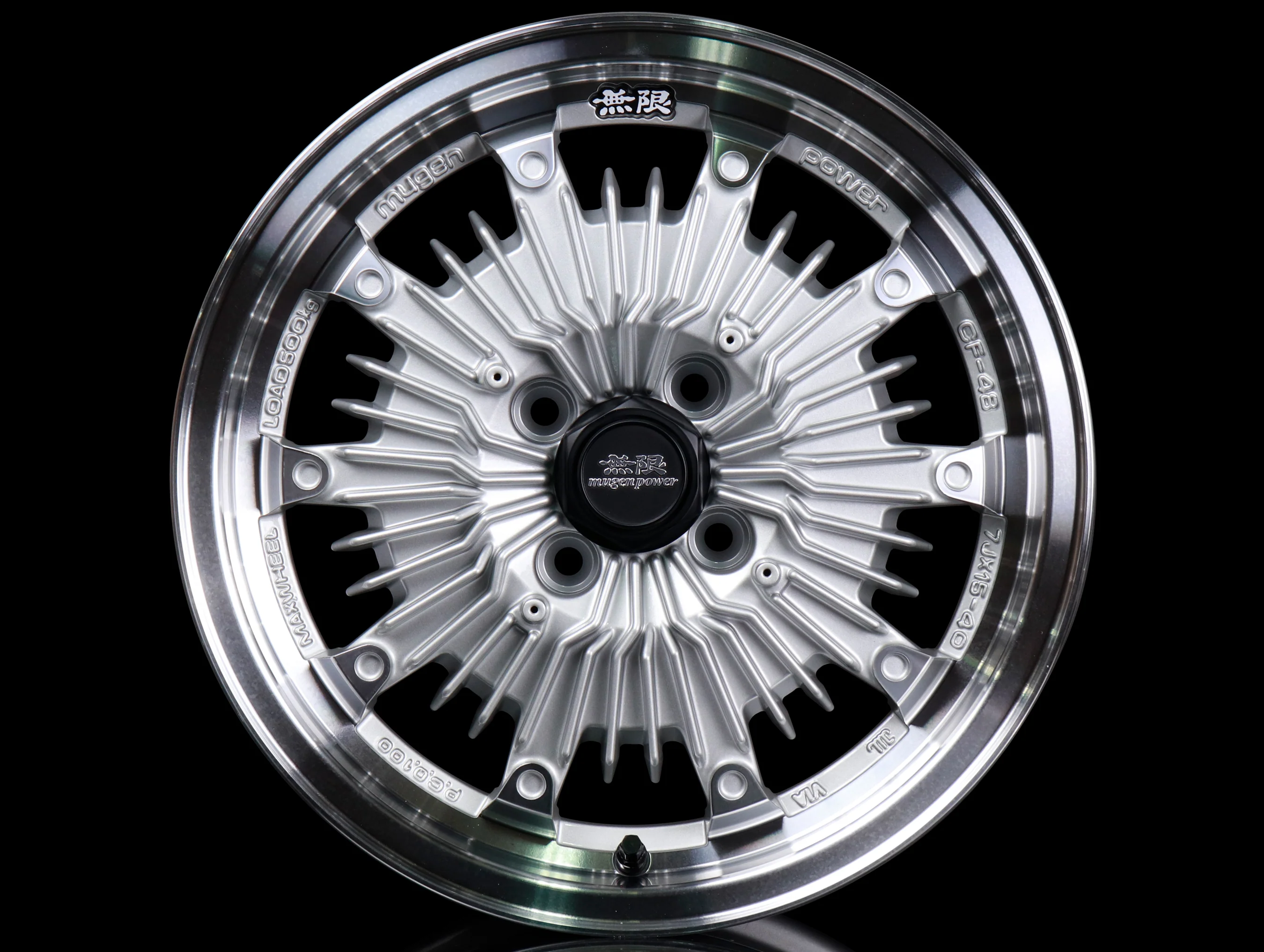 Mugen CF-48 Wheels - Silver - 15x7 / 4x100 / +40