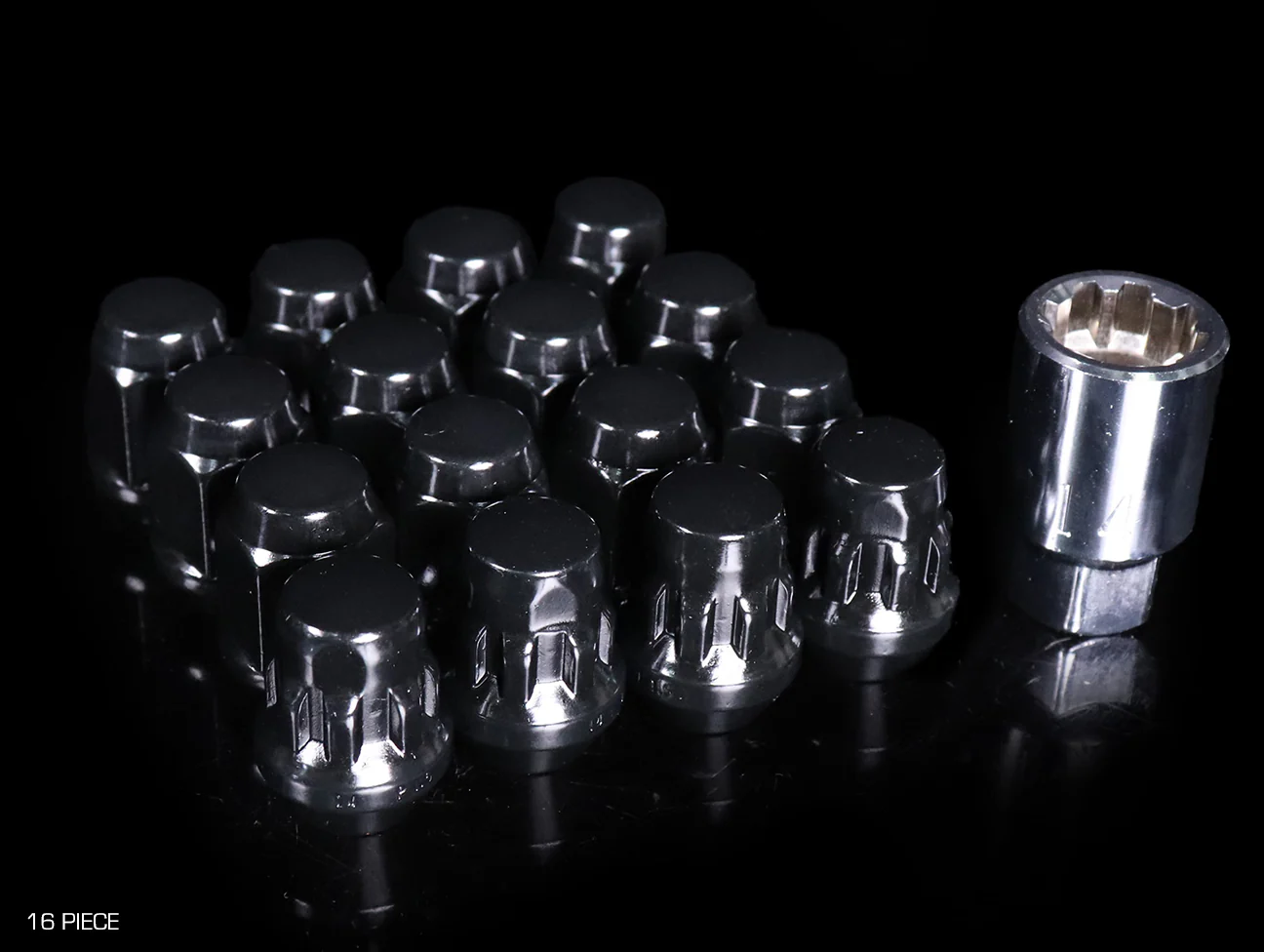 Mugen Lug Nut & Lock Set - Black - Image 3
