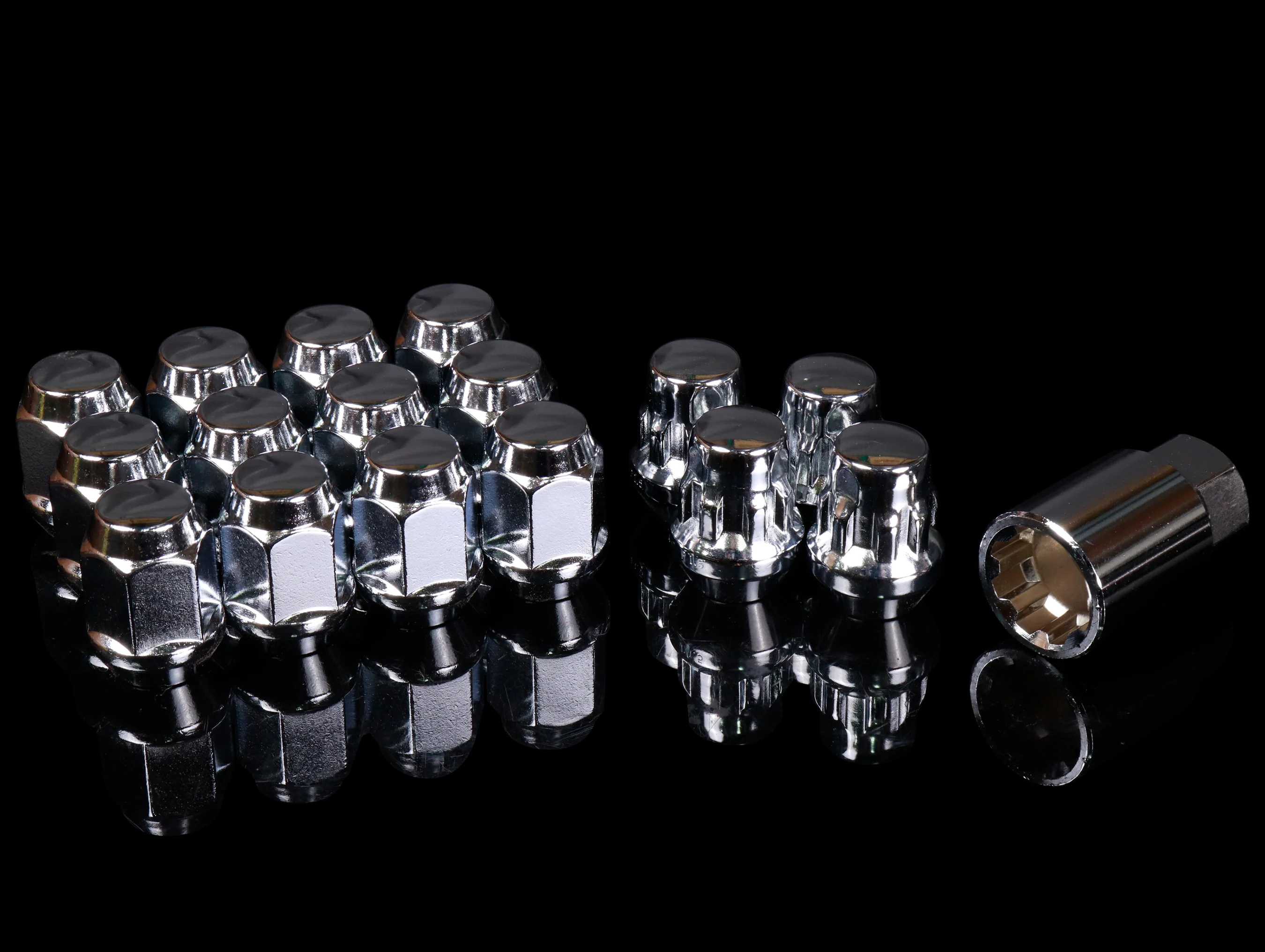 Mugen Lug Nut & Lock Set - Chrome - Image 3