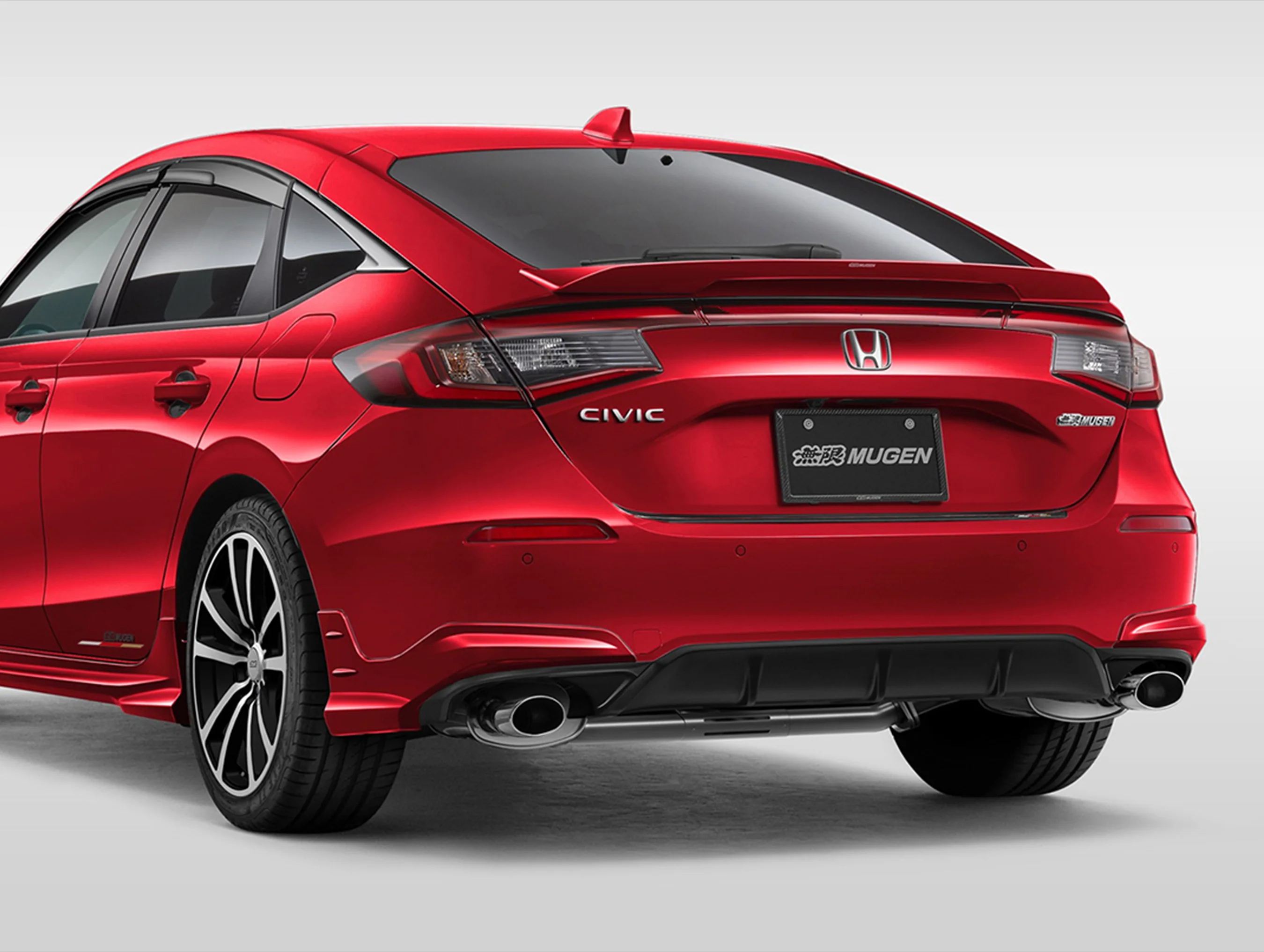 Mugen Rear Under Lip Spoiler - 22+ Civic Hatchback - Image 2