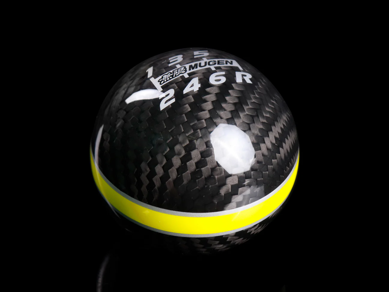 Mugen Shift Knob - 6-speed Carbon Fiber Spherical - Image 3