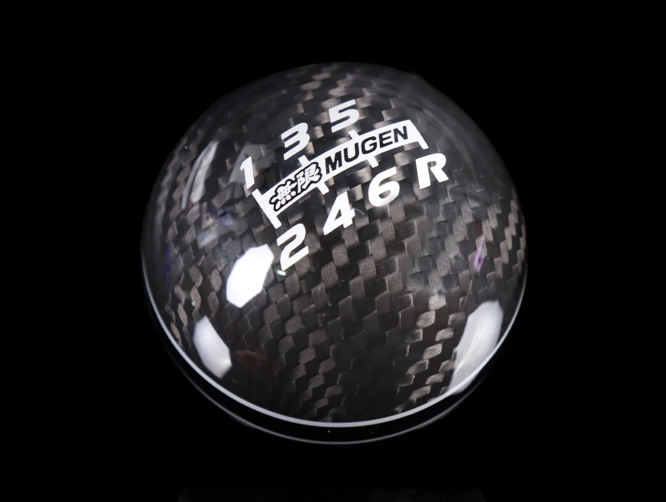 Mugen Shift Knob - 6-speed Carbon Fiber Spherical - Image 5