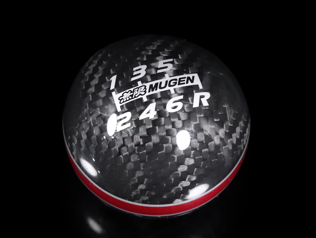 Mugen Shift Knob - 6-speed Carbon Fiber Spherical - Image 7