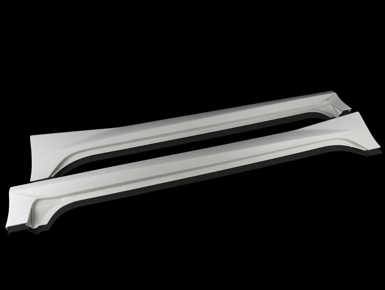 Mugen Side Spoiler Set Unpainted  - 2016-21 Civic Hatch