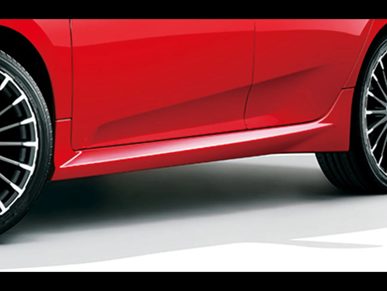Mugen Side Spoiler Set Unpainted  - 2016-21 Civic Hatch - Image 6