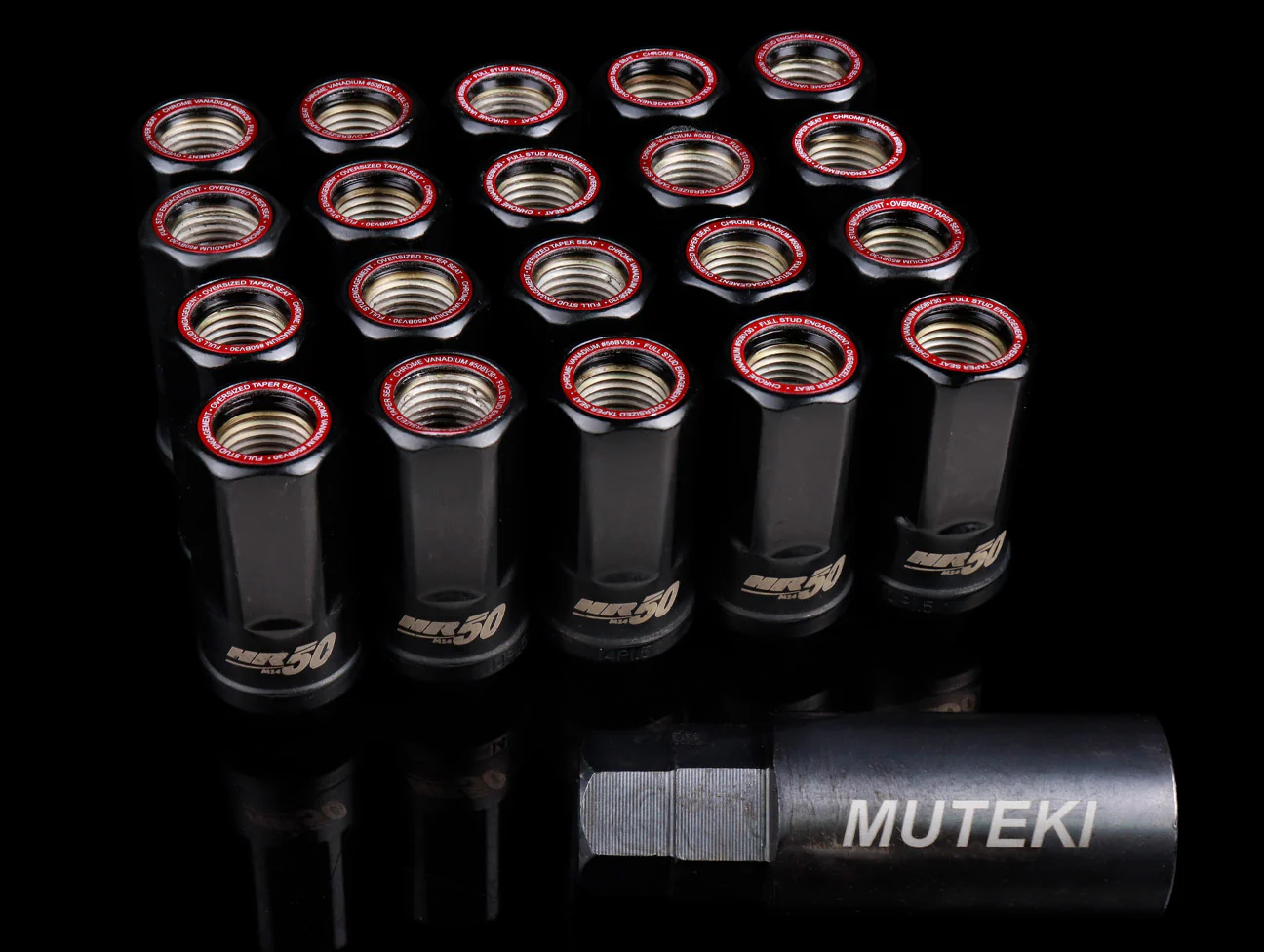 Muteki HR50 14x1.50 Open End Lug Kit - Image 3