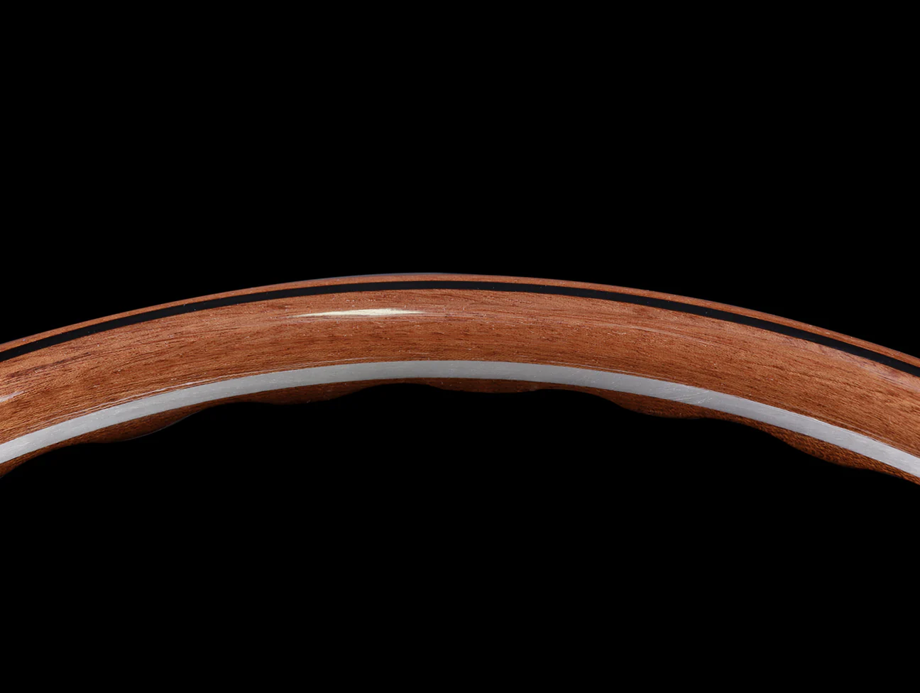 Nardi Classic ND 367 360mm Wood Steering Wheel w/Polished Spokes - Image 5