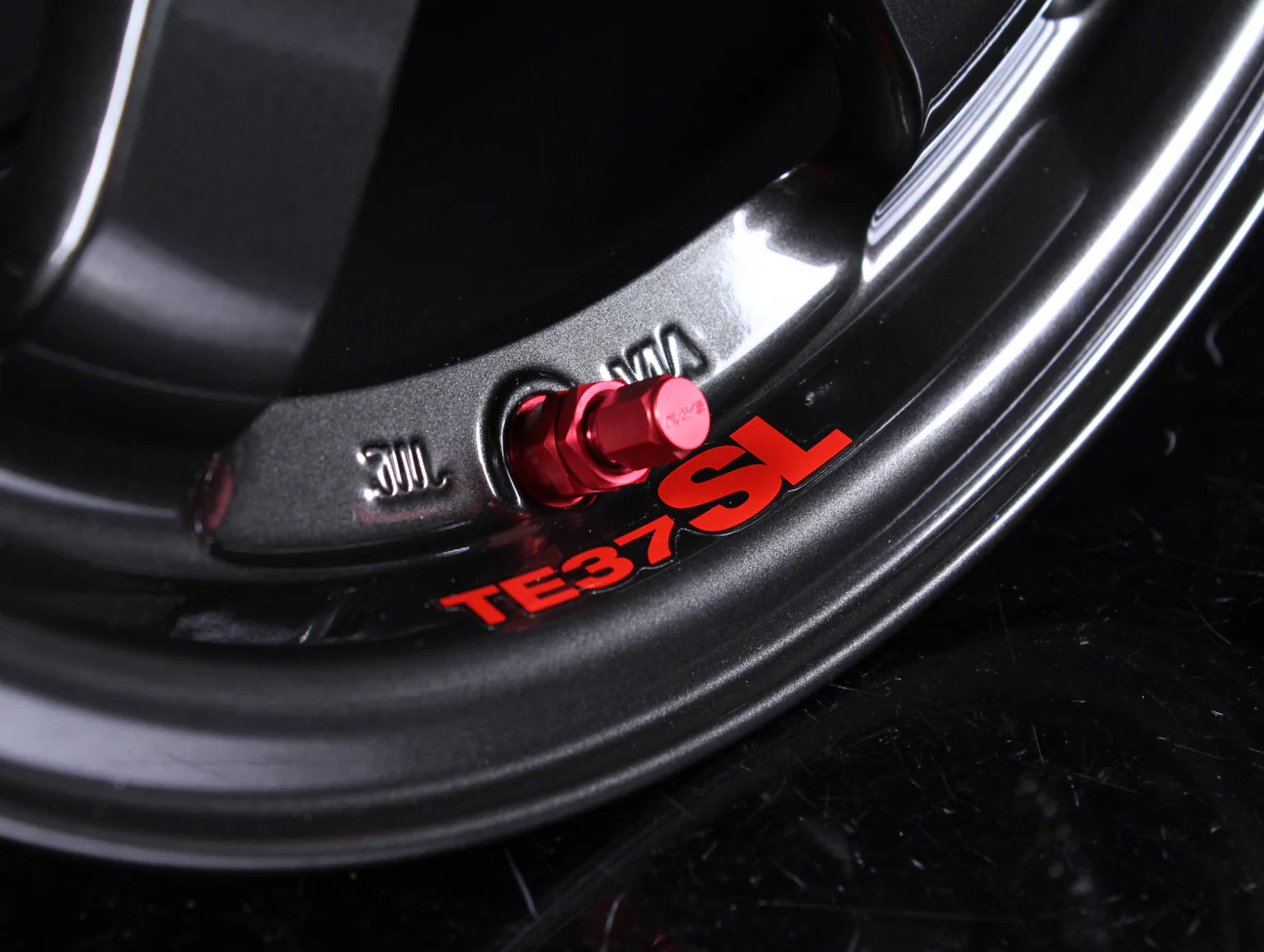 Volk Racing TE37SL Super Lap Edition - Diamond Black 15x8.0 / 4x100 / +35 - Image 5