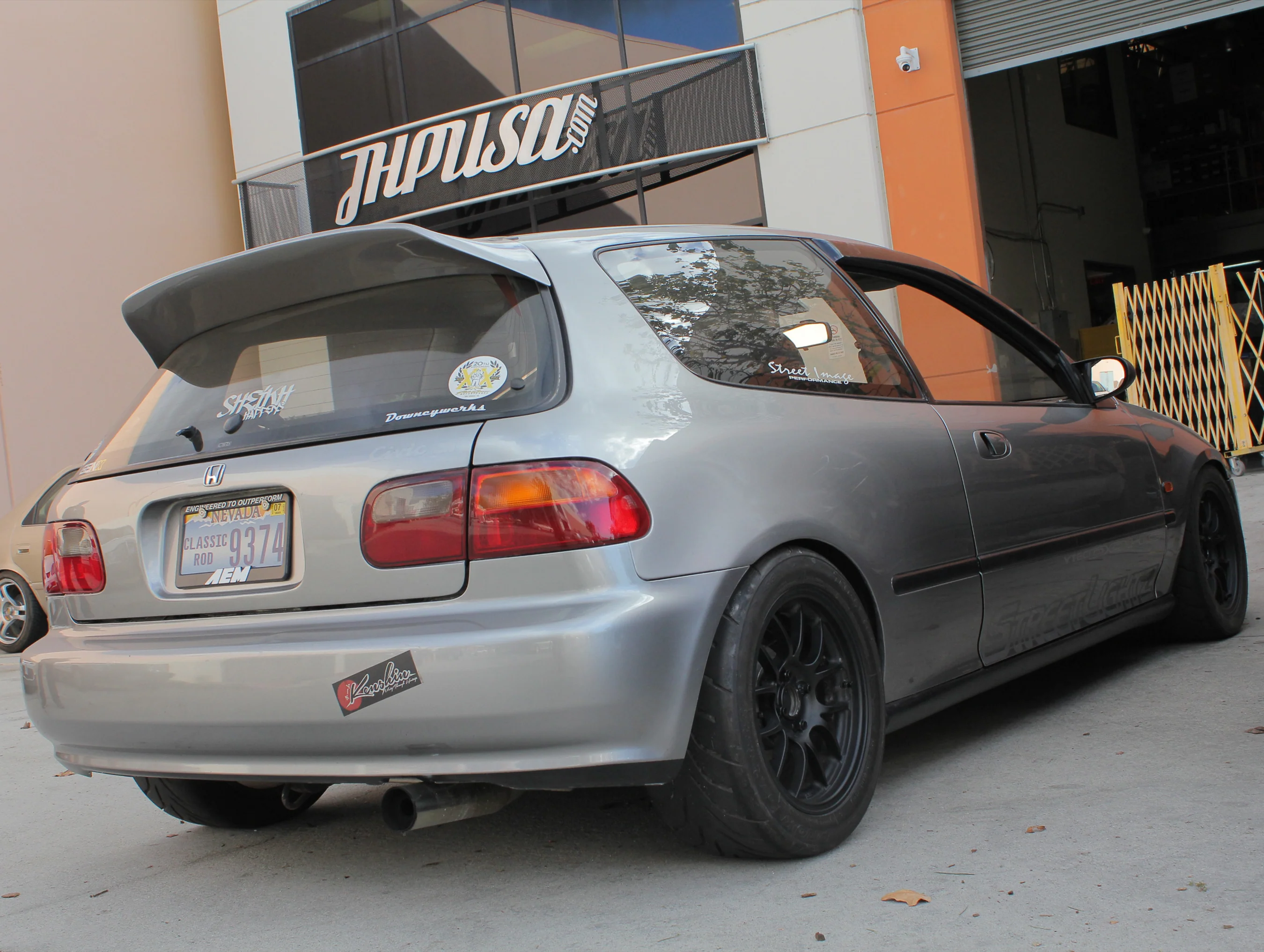 Osaka JDM FRP Rear "Devil Wing" - 92-95 Civic Hatchback - Image 6
