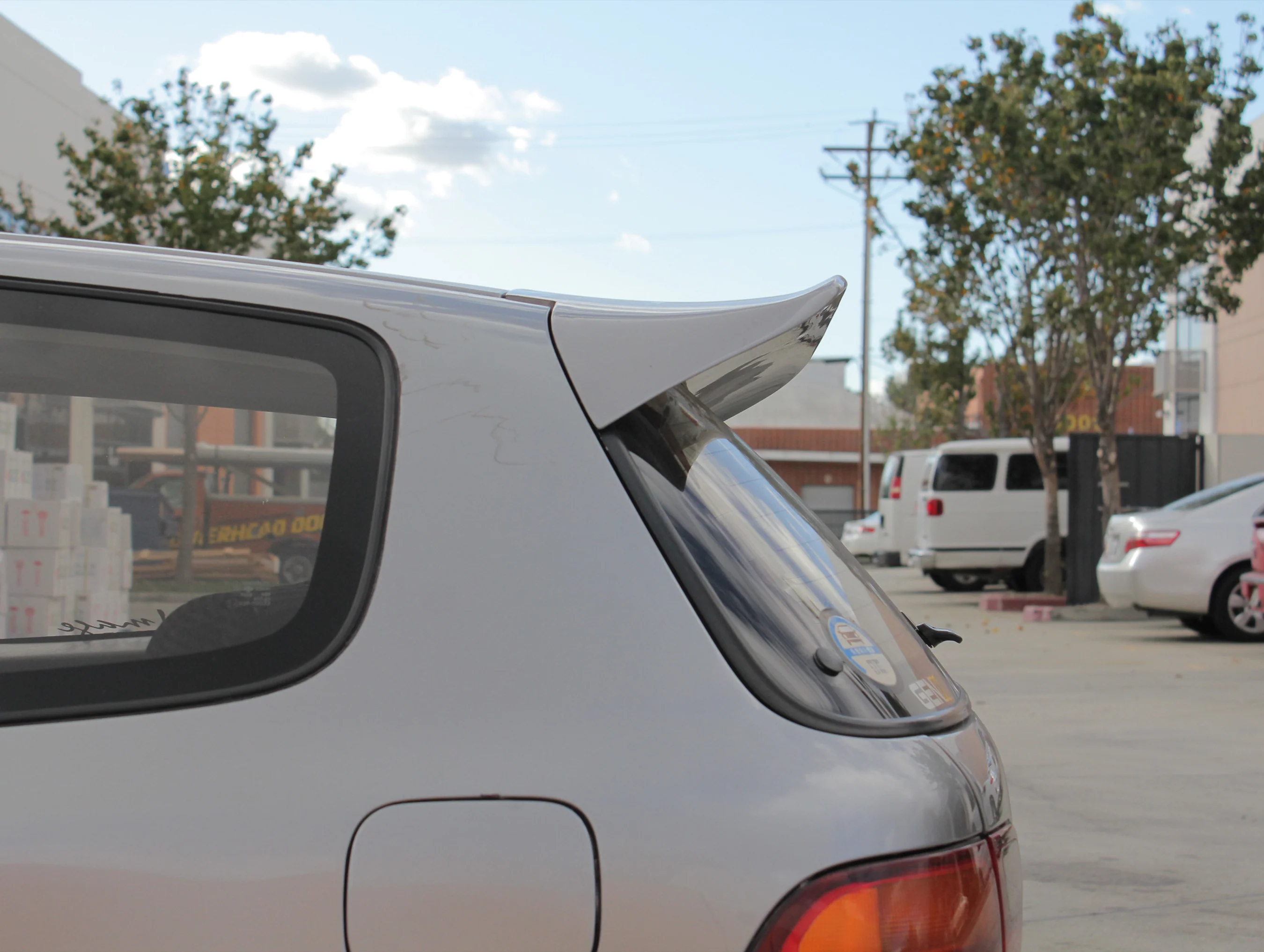 Osaka JDM FRP Rear "Devil Wing" - 92-95 Civic Hatchback - Image 8