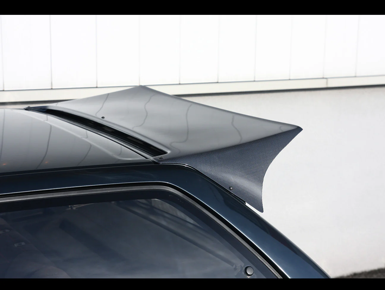 Osaka JDM Rear Carbon Fiber "Devil Wing" - 88-91 Civic Hatchback - Image 2