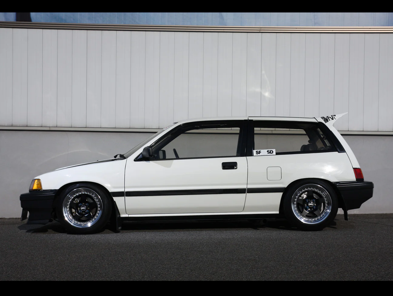 Osaka JDM Rear "Devil Wing" - 84-87 Civic Hatchback - Image 7