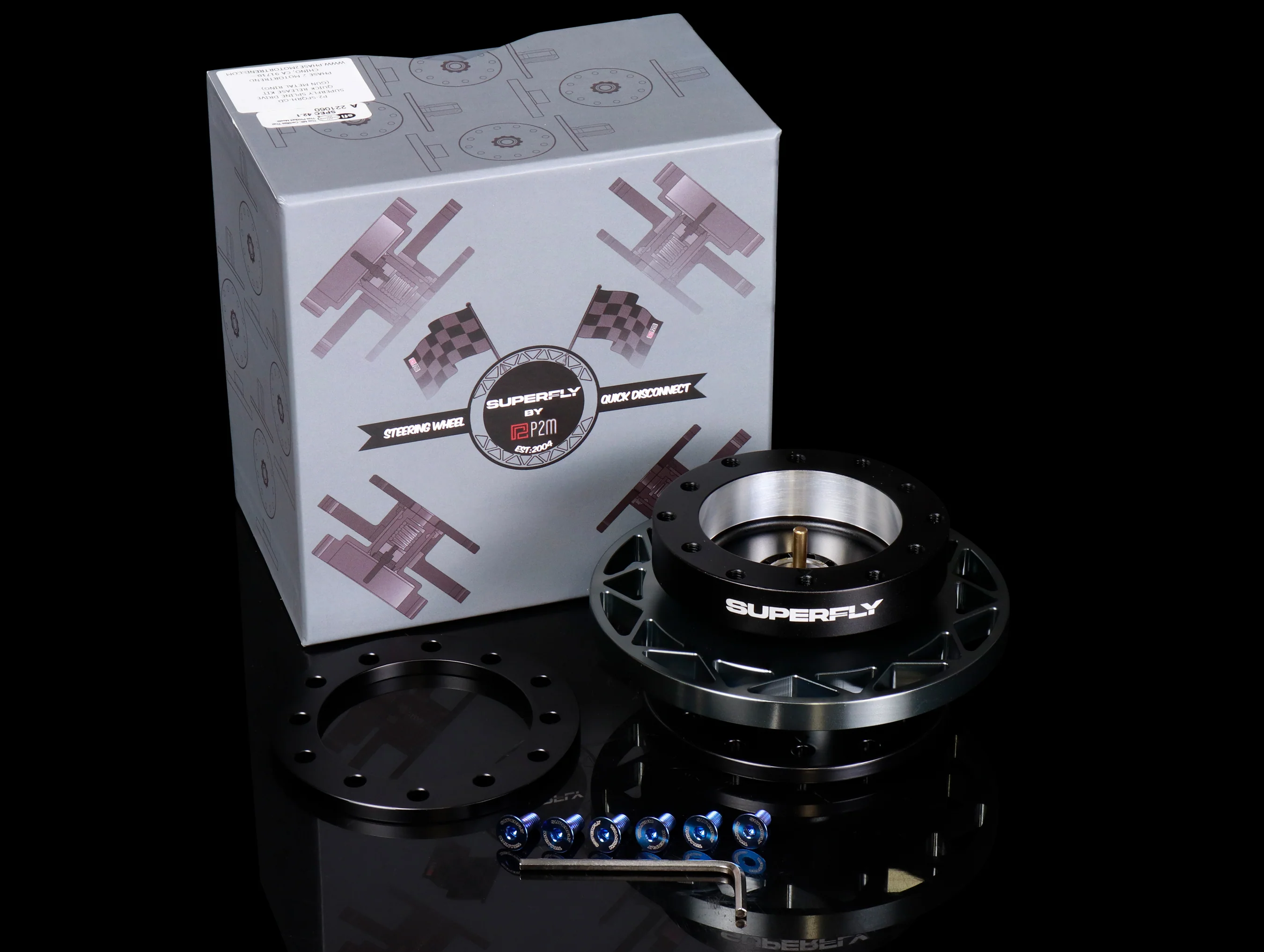 P2M Superfly Steering Wheel Quick Release Kit