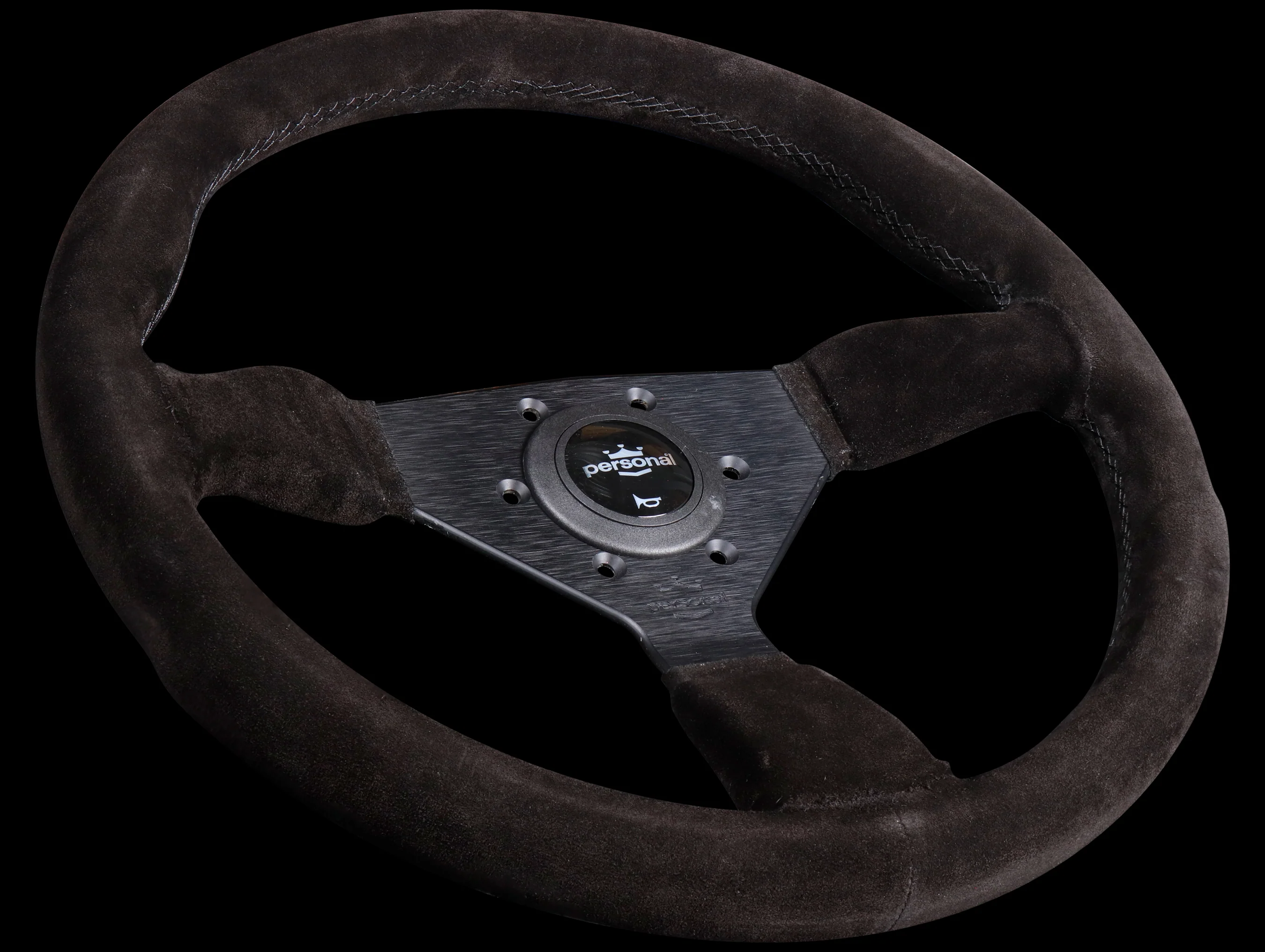 Personal Grinta 350mm Steering Wheel - Black Edition / Suede - Image 2