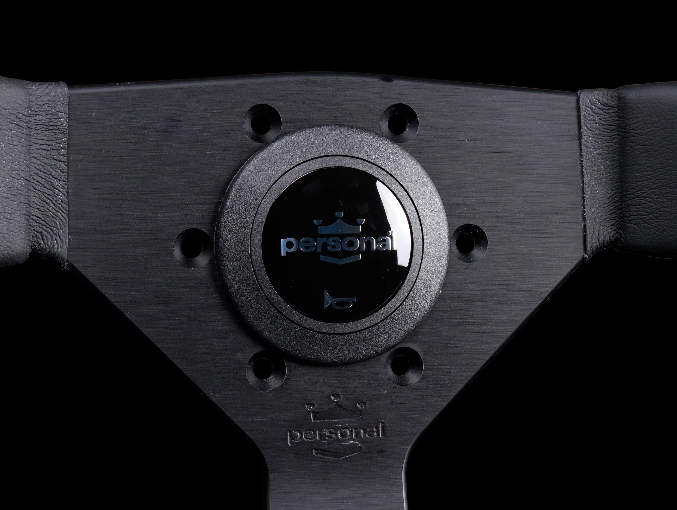 Personal Grinta 350mm Steering Wheel - Black Edition / Leather - Image 3