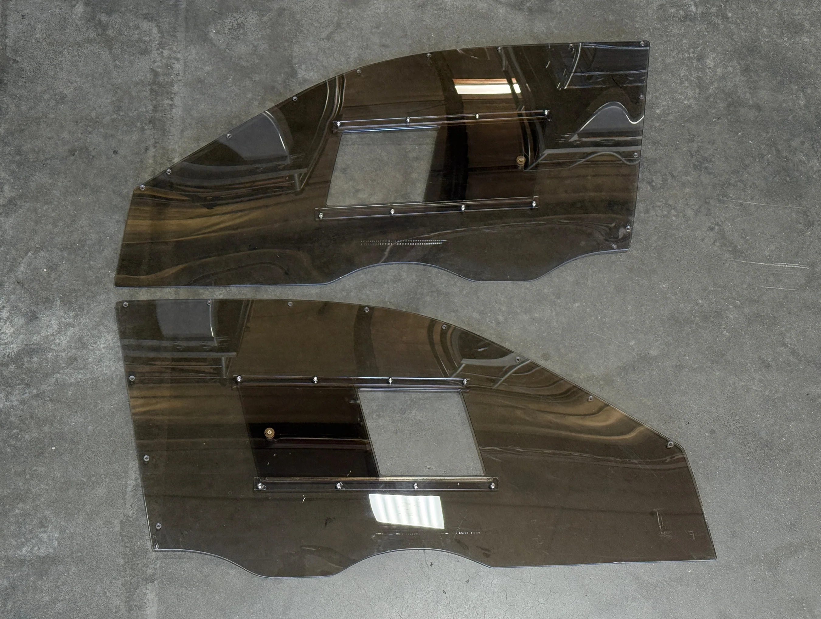 Polycarbonate Lexan Windows Brown Tinted - 92-95 Civic Hatchback