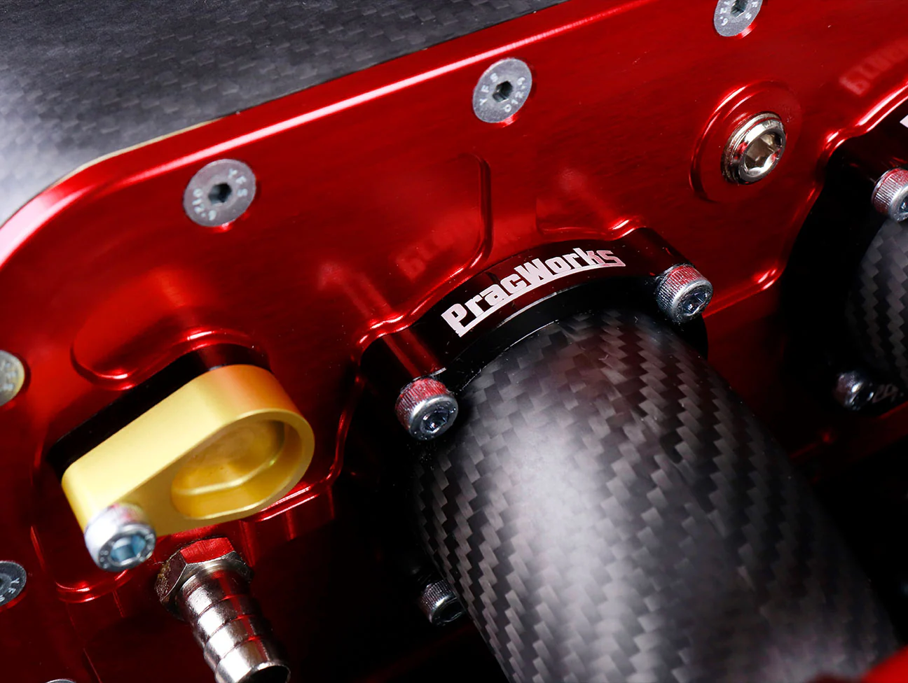 Pracworks x Drag Cartel K-Series Carbon Intake Manifold w/ Fuel Rail - Image 6