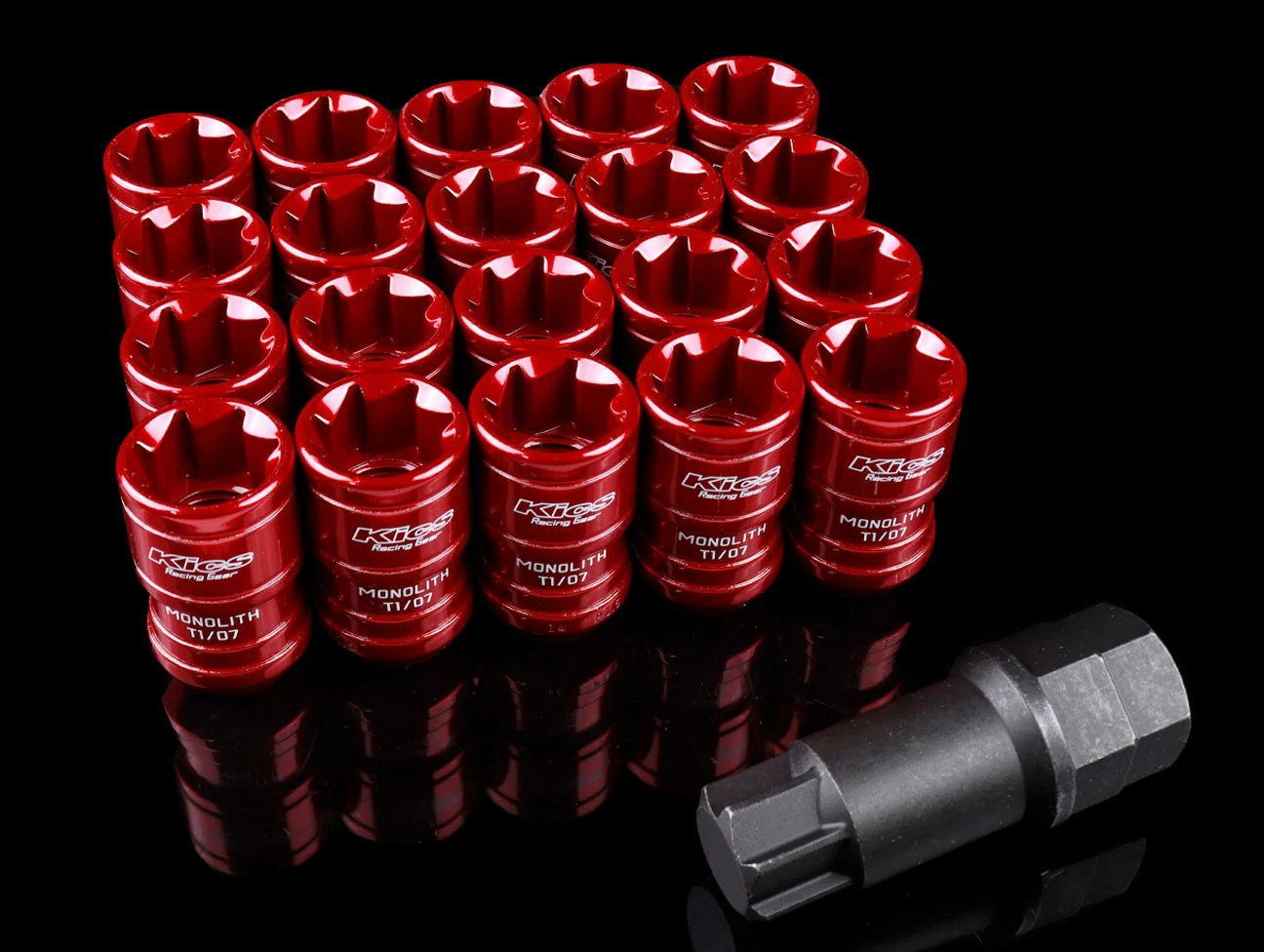 Project Kics Monolith T1/07 Lug Nut Set - 14x1.50 - Image 4