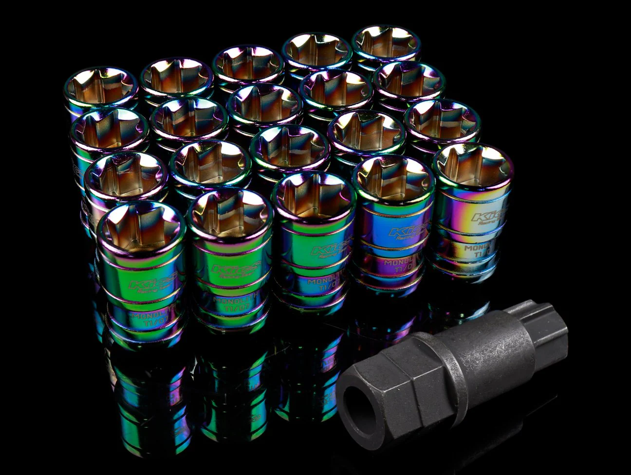 Project Kics Monolith T1/07 Lug Nut Set - 14x1.50 - Image 5