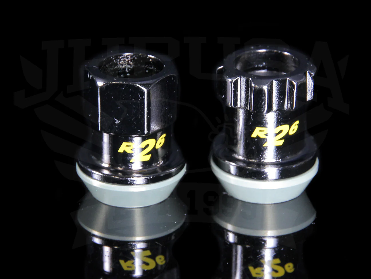 Project Kics R26 Shorty Lug Nuts with Locks - Composite Black - Image 3