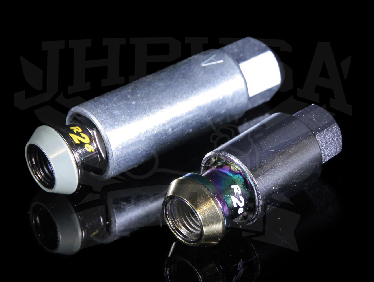 Project Kics R26 Shorty Lug Nuts with Locks - Composite Black - Image 4