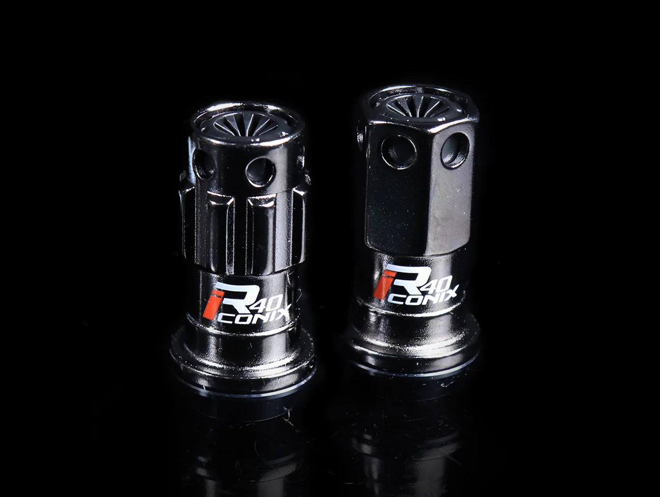Project Kics R40 Iconix Extended Lug Nuts With Locks - Black Chrome M12x1.50 - Image 3