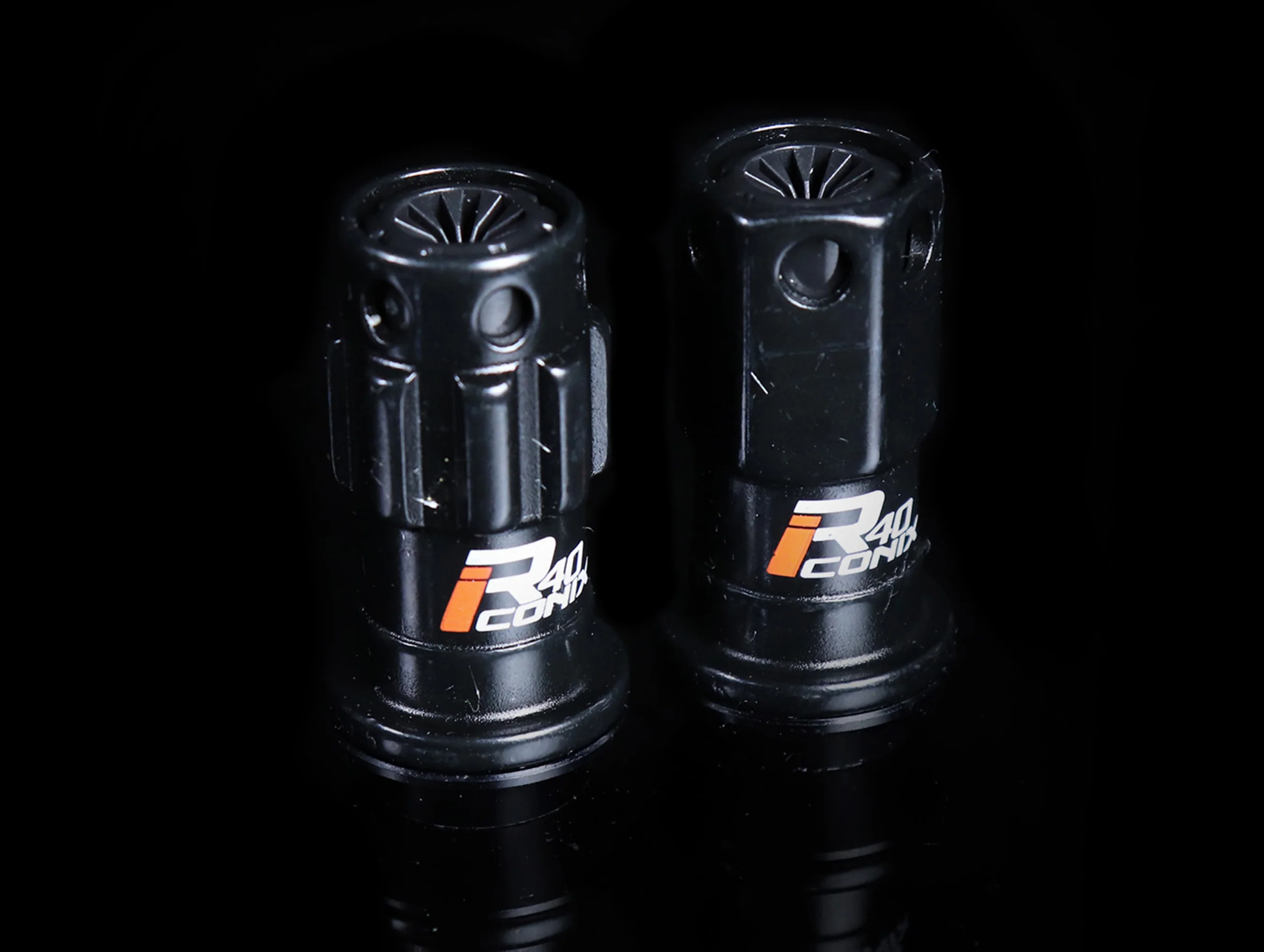Project Kics R40 Iconix Extended Lug Nuts With Locks - Black M12x1.50 - Image 3