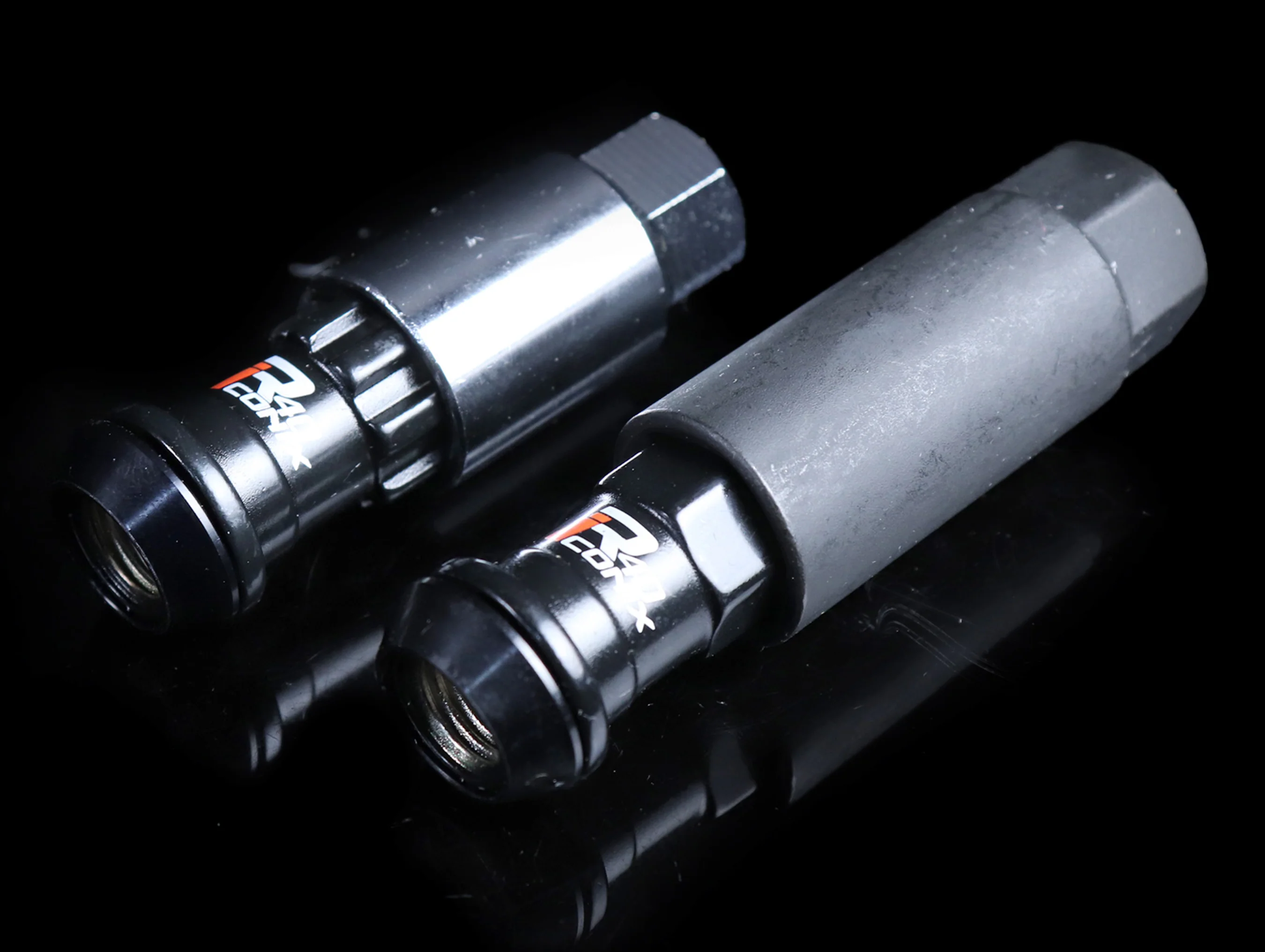 Project Kics R40 Iconix Extended Lug Nuts With Locks - Black M12x1.50 - Image 5